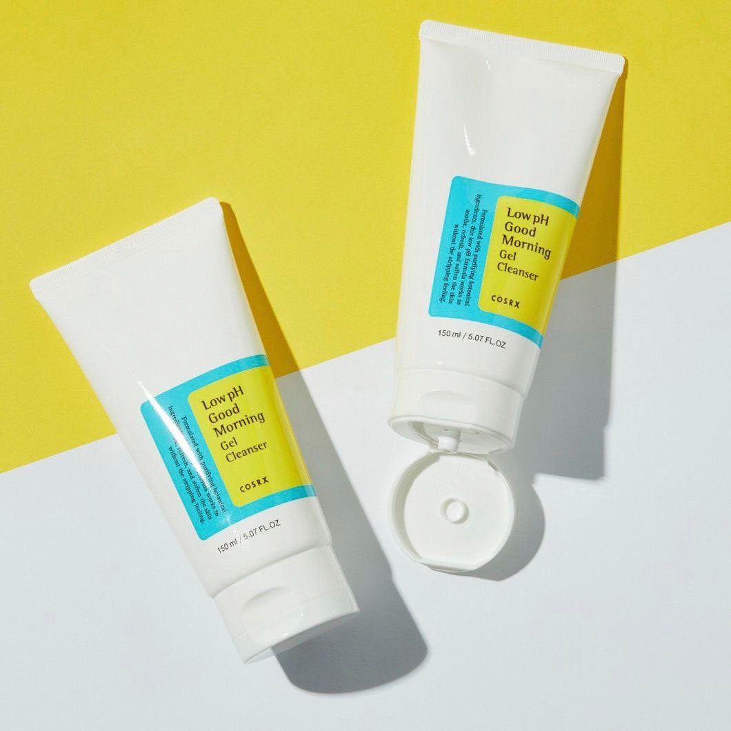 Cosrx Gesichtsreinigungsgel LOW PH GOOD MORNING GEL CLEANSER, für unreine Haut, entfernt sanft Mitesser und beugt Unreinheiten vor