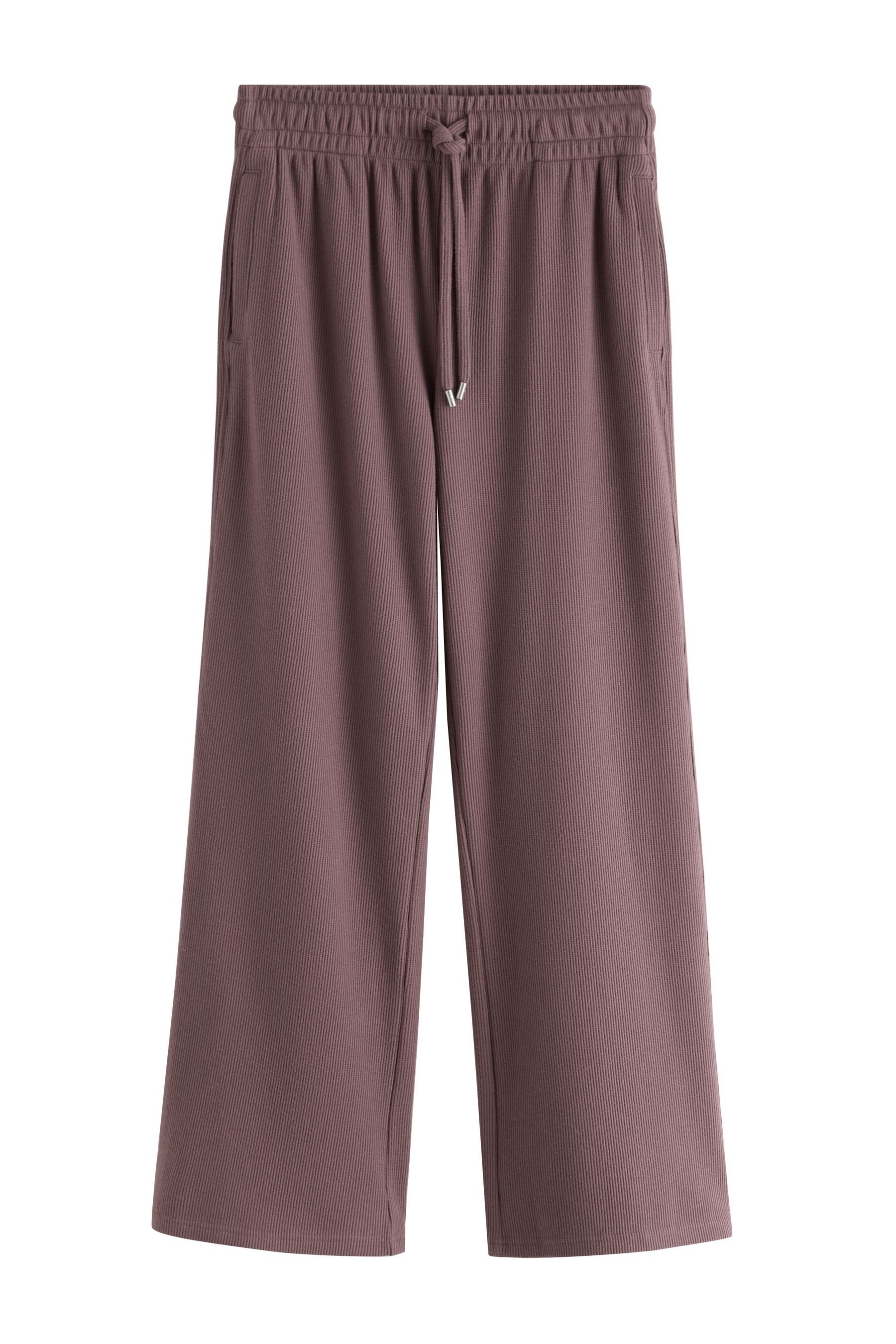 Next Top & Hose Loungewear-Set mit Strickjacke in Waffelstruktur (2-tlg)