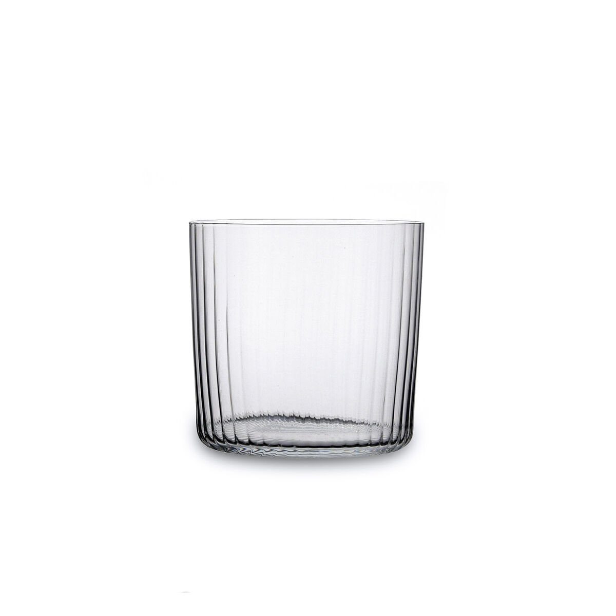 6 Durchsichtig Stück, Glas 350 Glas Glas Becher Optic ml Bigbuy