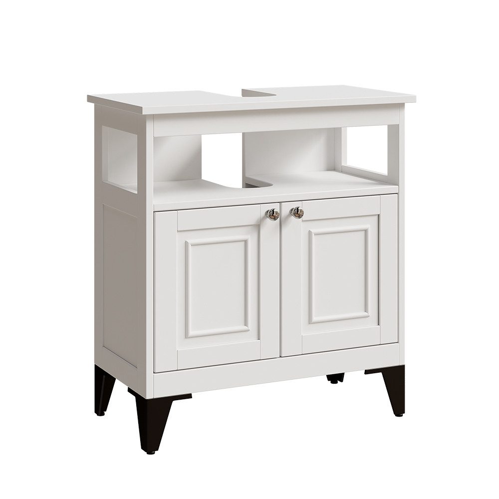 Vicco Waschbeckenunterschrank Vanity Weiß 60 x 65 cm günstig online kaufen