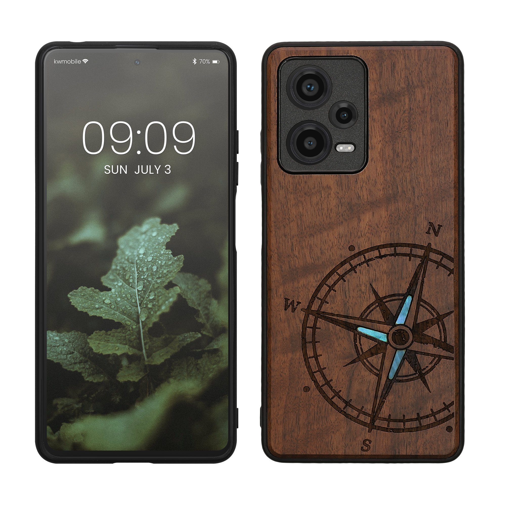 kwmobile Handyhülle Hülle für Xiaomi Redmi Note 12 Pro+ (5G), Handyhülle TPU Cover Bumper Case