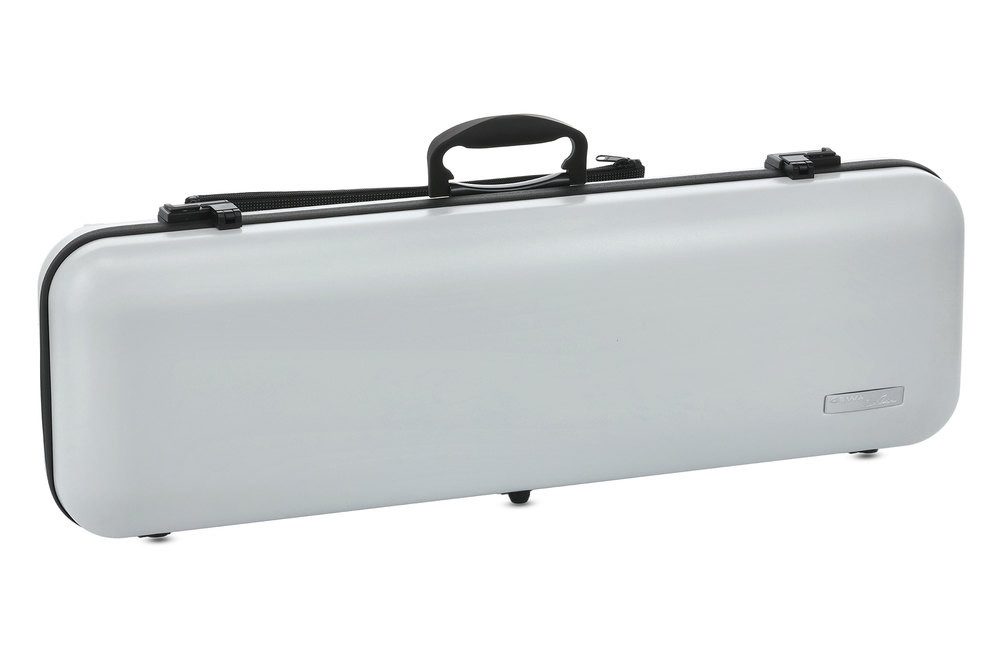 Gewa Violinen-Koffer Violinkoffer AIR 2.1 4/4 Thermoplast Schale mit Zubehörfach und Riemen, Bruchsicher, isolierend, Schwebelagerung, Zahlenschloss, leicht