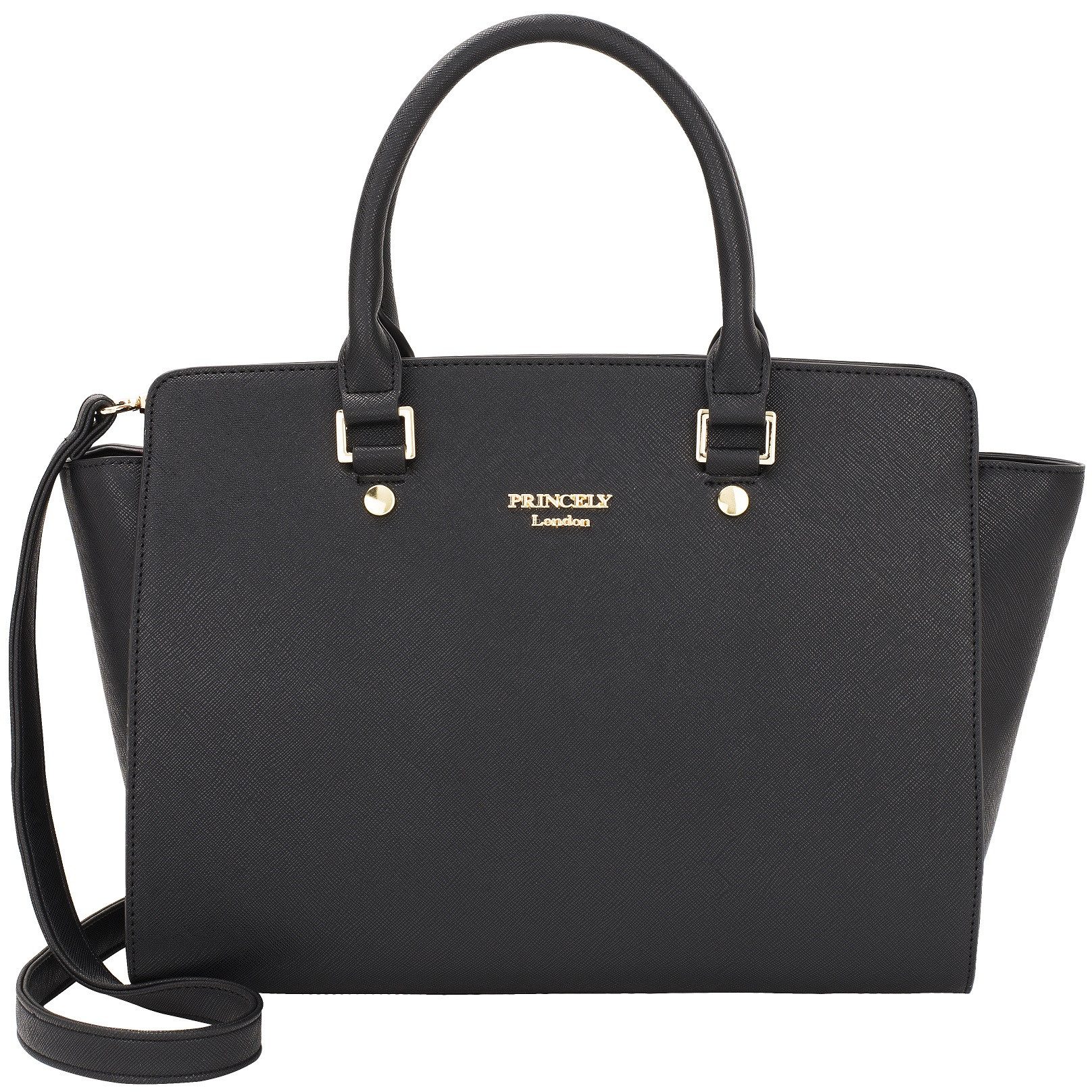 Handtasche Katy - elegante Schultertasche mit Reißverschluss