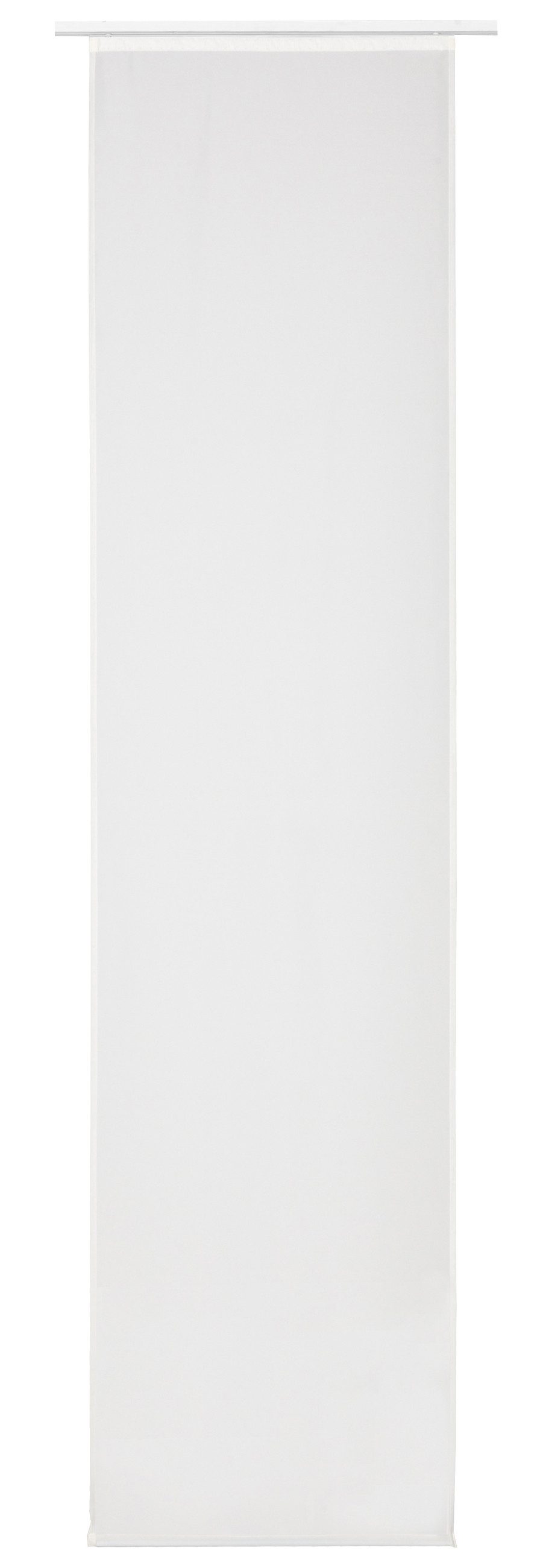 ELBERSDRUCKE Schiebegardine transparenter Schiebevorhang Feel Good Uni weiß günstig online kaufen