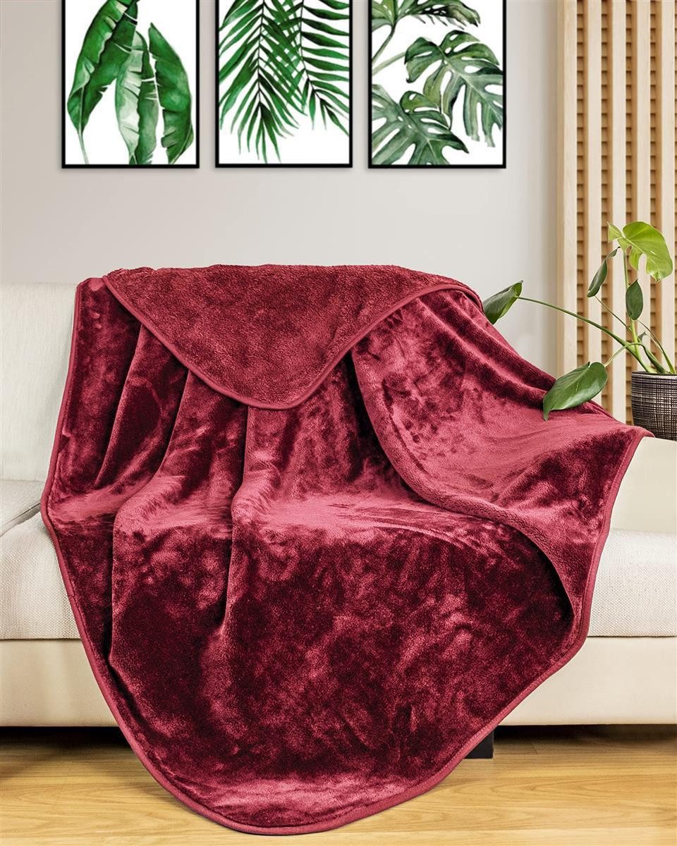 Wohndecke Cashmere-Feeling Kuscheldecke super weich & flauschig – Fleecedecke, Gräfenstayn, dicke & warme Sofadecke, Wohndecke & Tagesdecke - Überwurf Sofa, Cou – Bild 5 von 5
