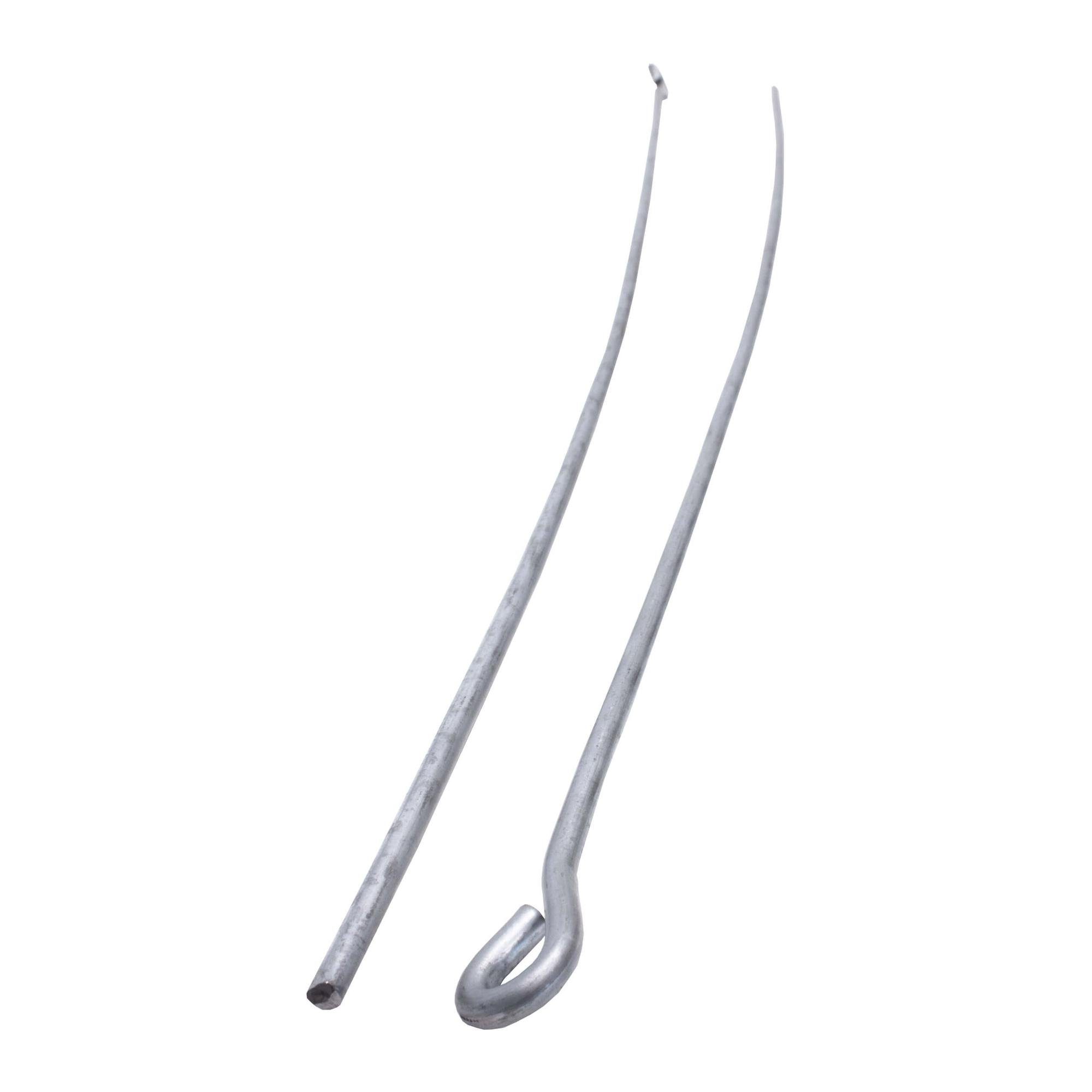 PROTEKTOR Profil Abhängedraht mit Öse (750 mm, 100 Stück, silber, 100-St), Mit Öse, Zubehör Deckenprofile