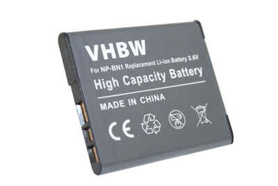 vhbw passend für Sony Cybershot DSC-W610, DSC-W620, DSC-W670, DSC-W630, Kamera-Akku 600 mAh