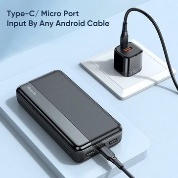 mcdodo 20000mAh, Externer Akku mit 2 Output USB Schnellladung Powerbank