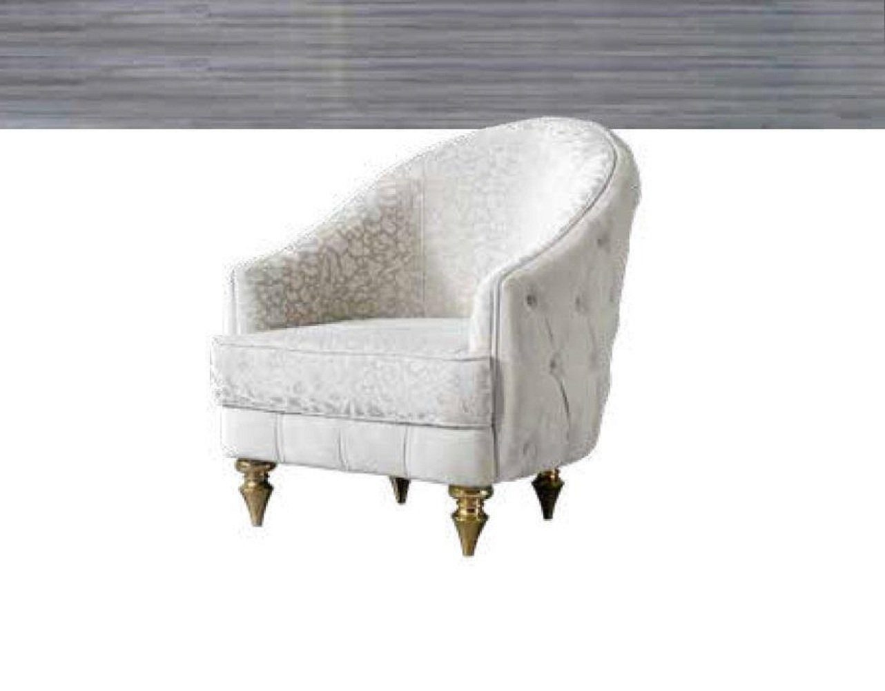 Europa Design Sessel), Luxus in 1x Chesterfield-Sessel Chesterfield Einsitzer Made Wohnzimmer Moderner Sitzer JVmoebel (1-St., Sessel