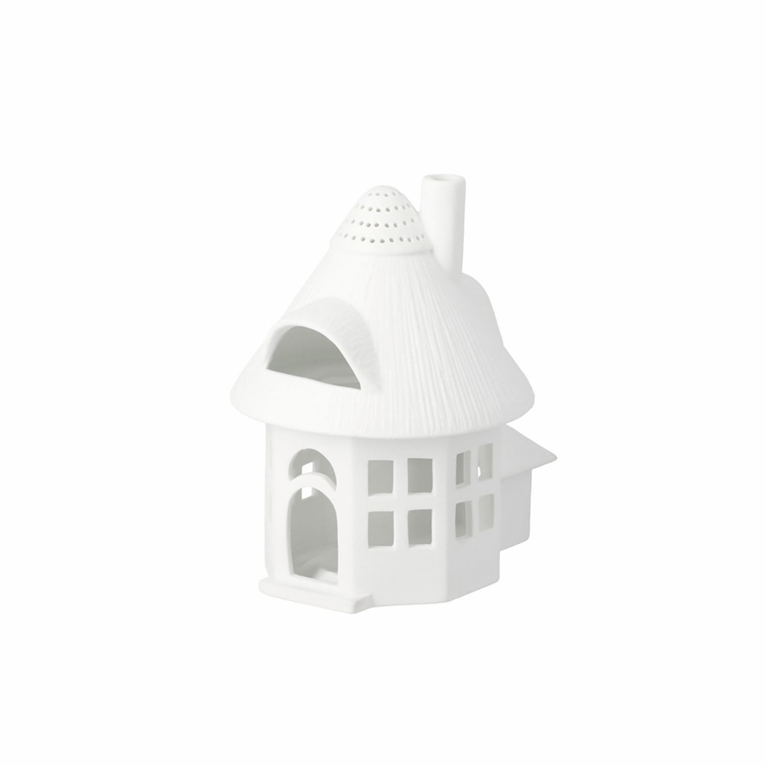 Räder Design Teelichthalter Lichthaus Reetdachturm