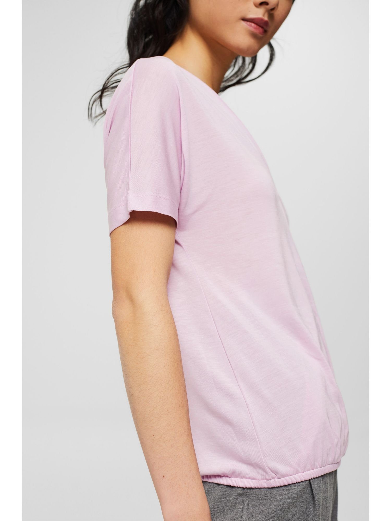 Collection Wickel-T-Shirt T-Shirt (1-tlg) LILAC Esprit