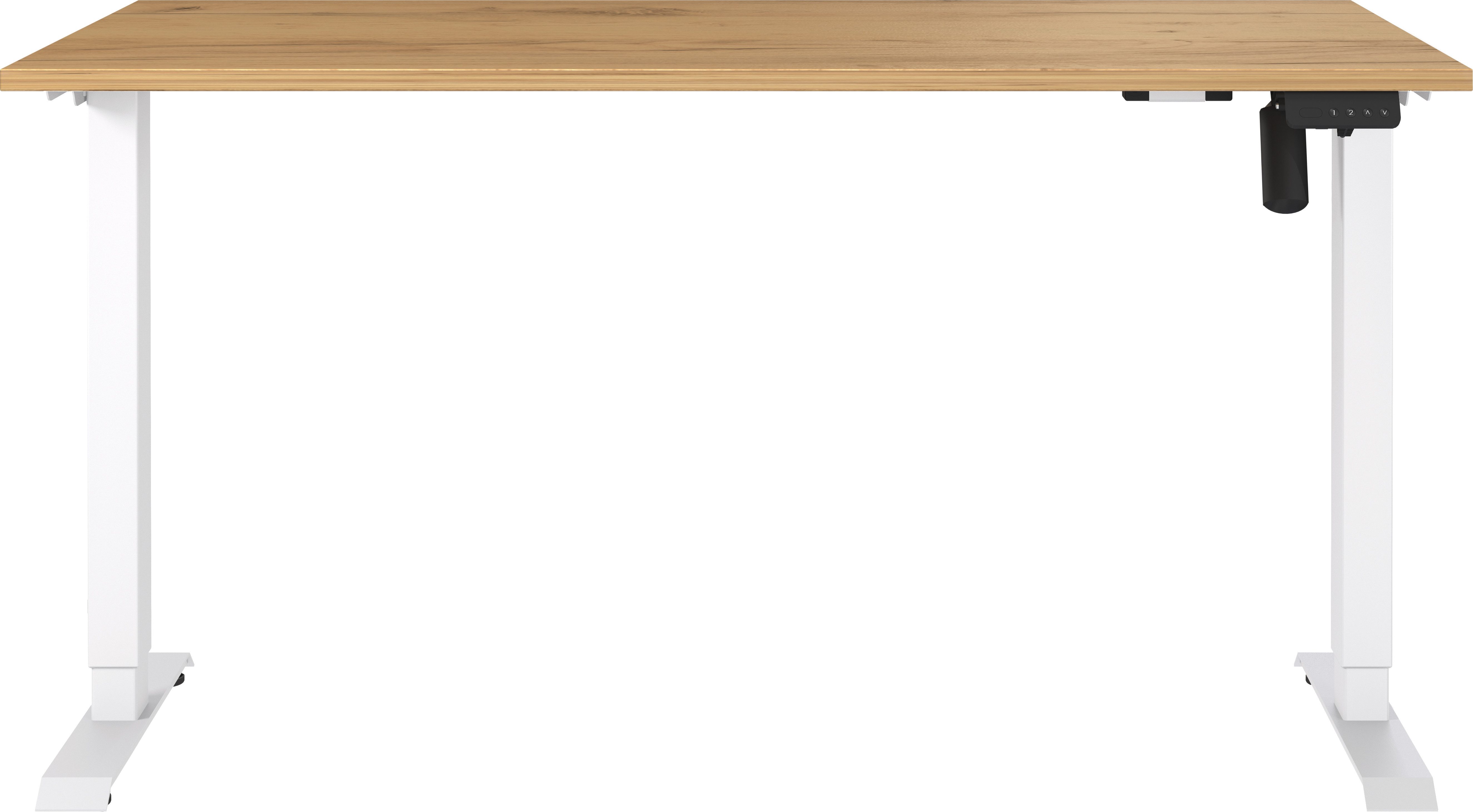 GERMANIA Schreibtisch Boras, elektrisch höhenverstellbar, Breite 120/140/16 günstig online kaufen