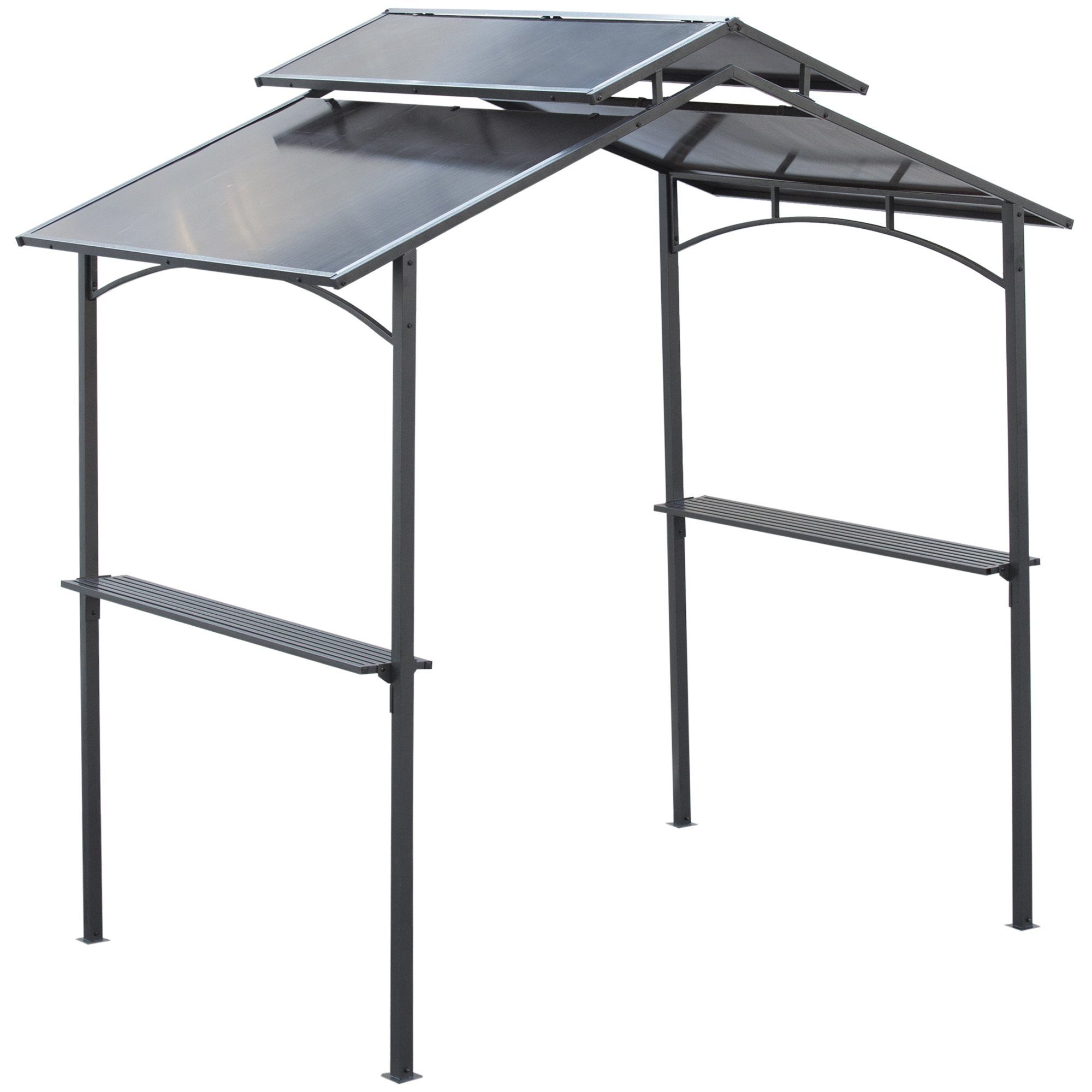 Outsunny Grillpavillon Grillpavillon mit Flammschutzdach günstig online kaufen