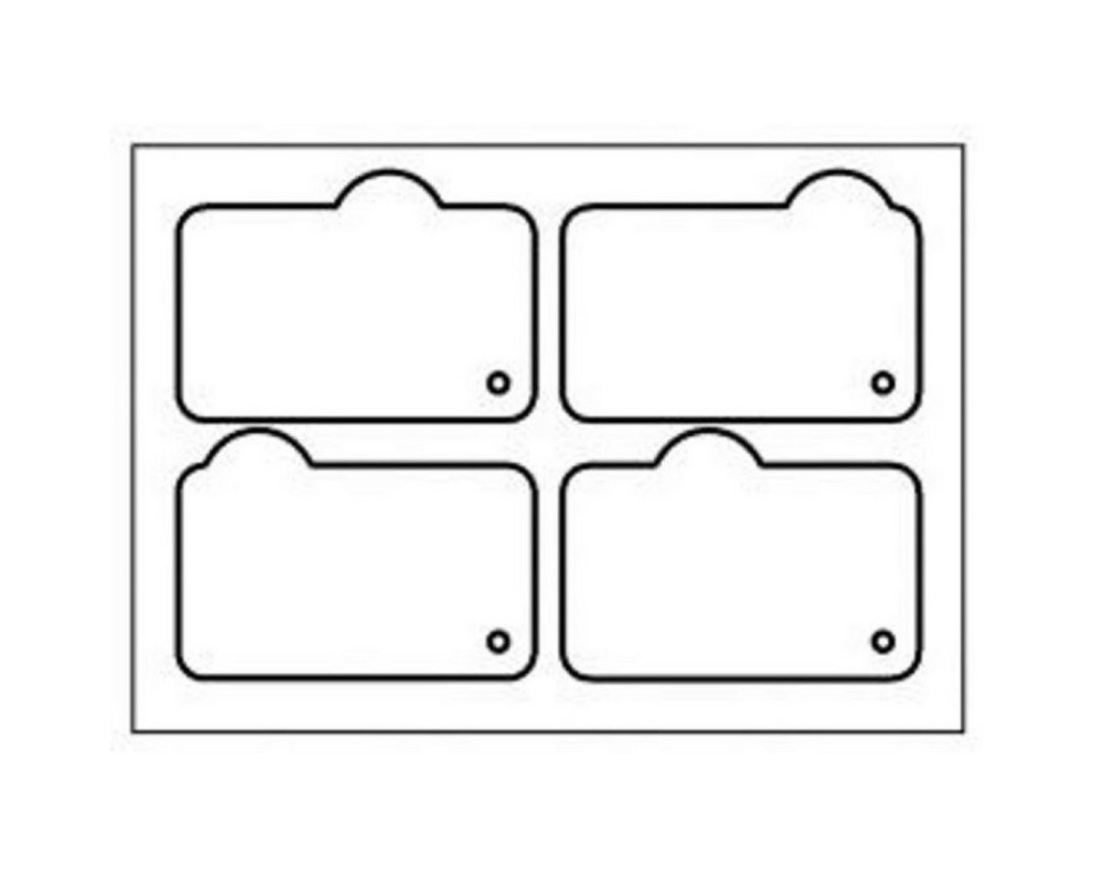 Thumbnail - Avery Zweckform Formularblock 100x Lernkarten mit Tab Ring für A4 Drucker, Karteikarten Lern-Zettel für Uni Schule