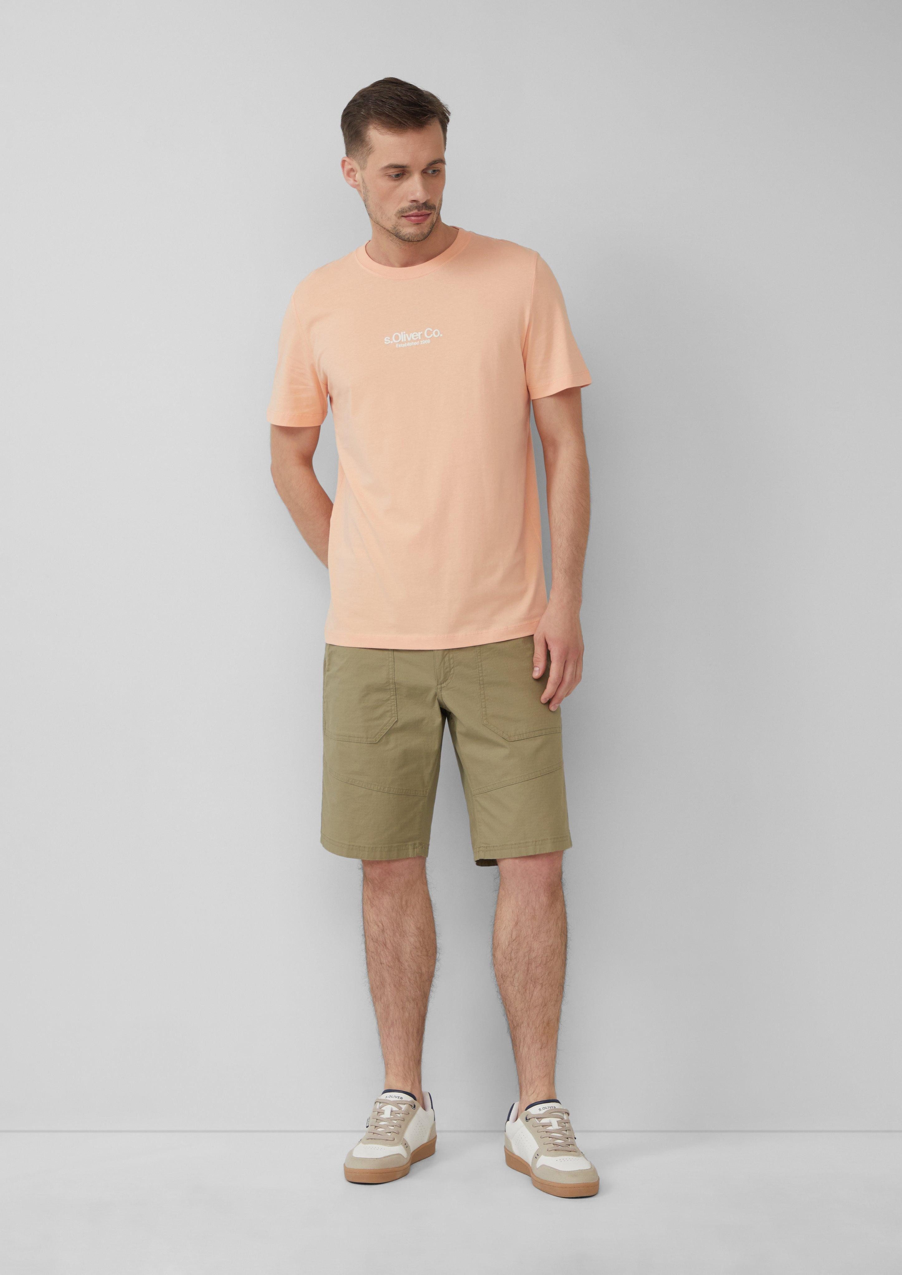 s.Oliver Bermudas Bermuda aus Baumwollmix mit Teilungsnähten günstig online kaufen
