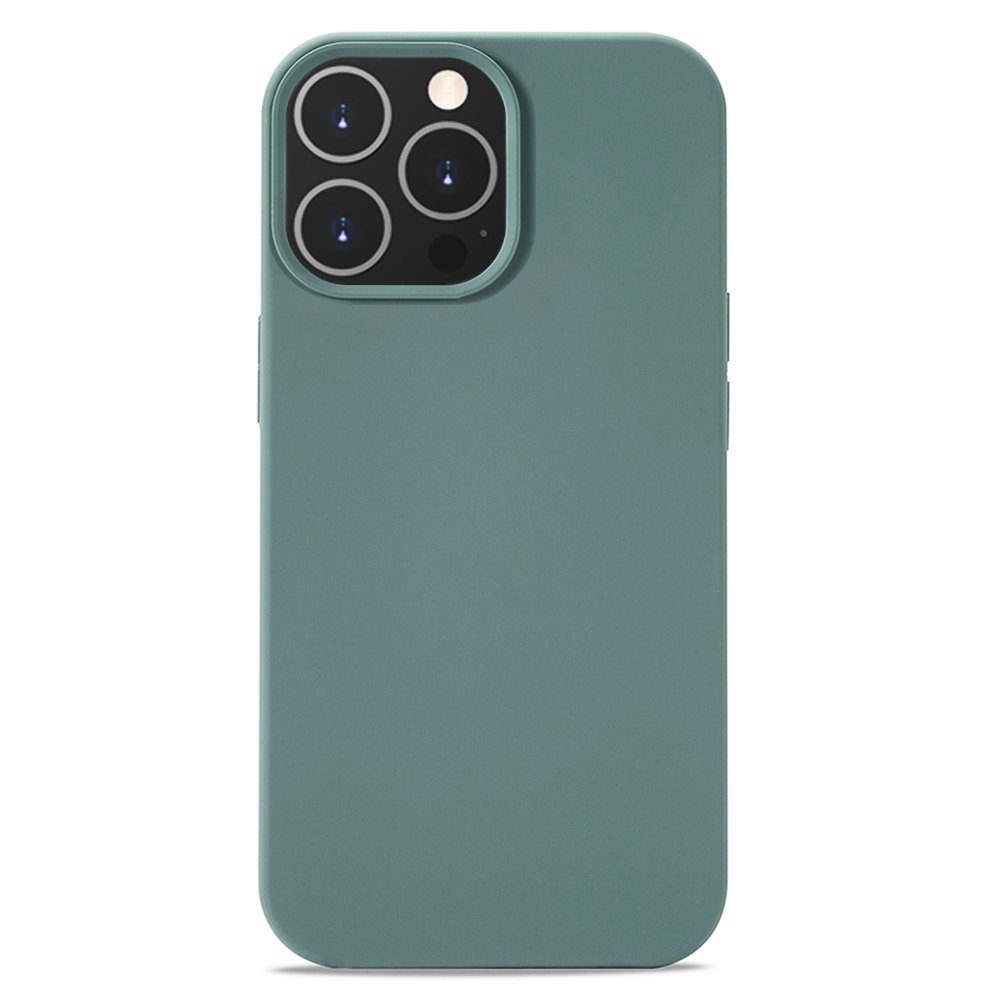 FITSU Handyhülle Silikon Case für iPhone 14 Pro Hülle 6,1 Zoll, Schlanke Handyschale Soft Case Schutzhülle mit Kameraschutz Slim Cover