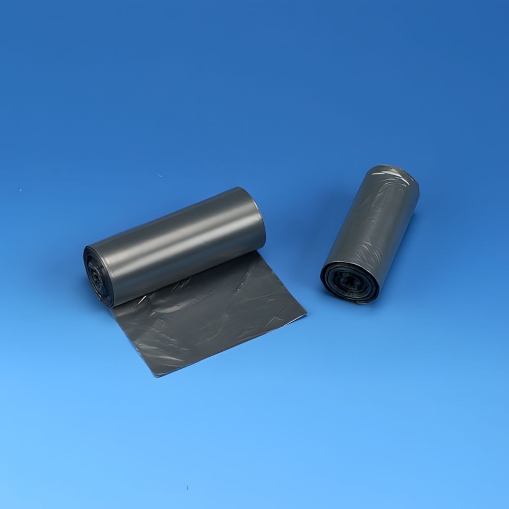 tradingbay24 Müllbeutel Müllbeutel, HDPE 30 l 60 cm x 50 cm grau 5 my 2000 Stk