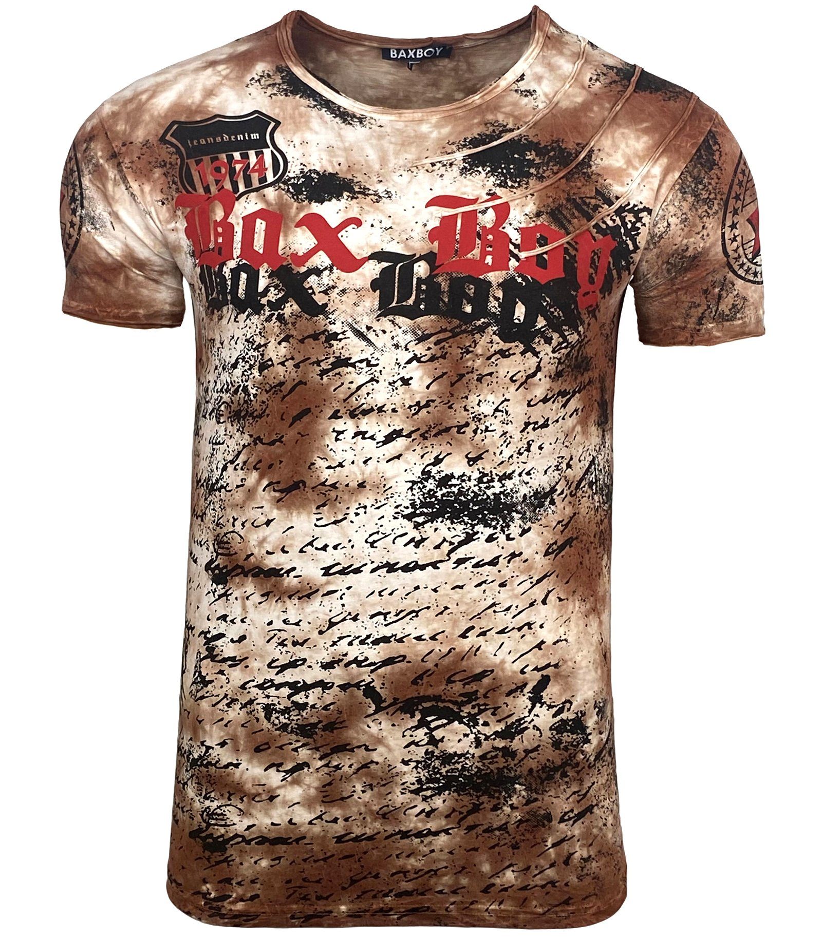 Baxboy T-Shirt Baxboy Waschung T-Shirt mit günstig online kaufen