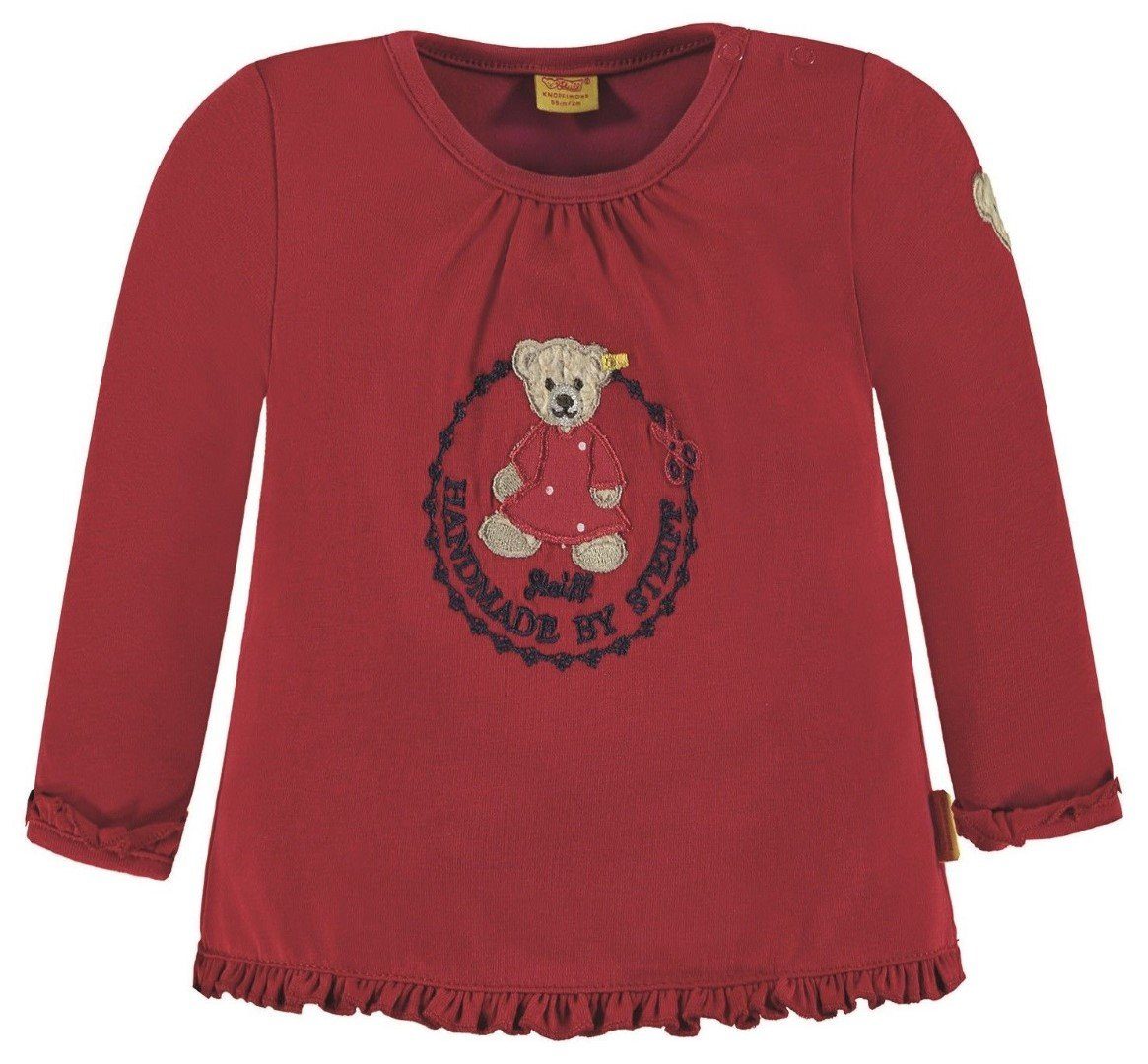 Reds der Langarmshirt Collection auf Brust Steiff Lovely rot Logo Teddy