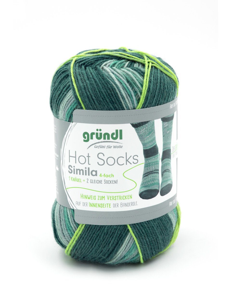 Gründl Gründl Sockenwolle Hot Socks Simila 100 g Häkelwolle