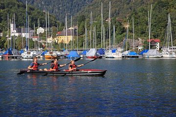 Grabner Tourenkajak Grabner Kayak Holiday 2 oder 3 aufblasbar flexibel einsetzbar "Sie, (Set), BxL: 75x500 cm