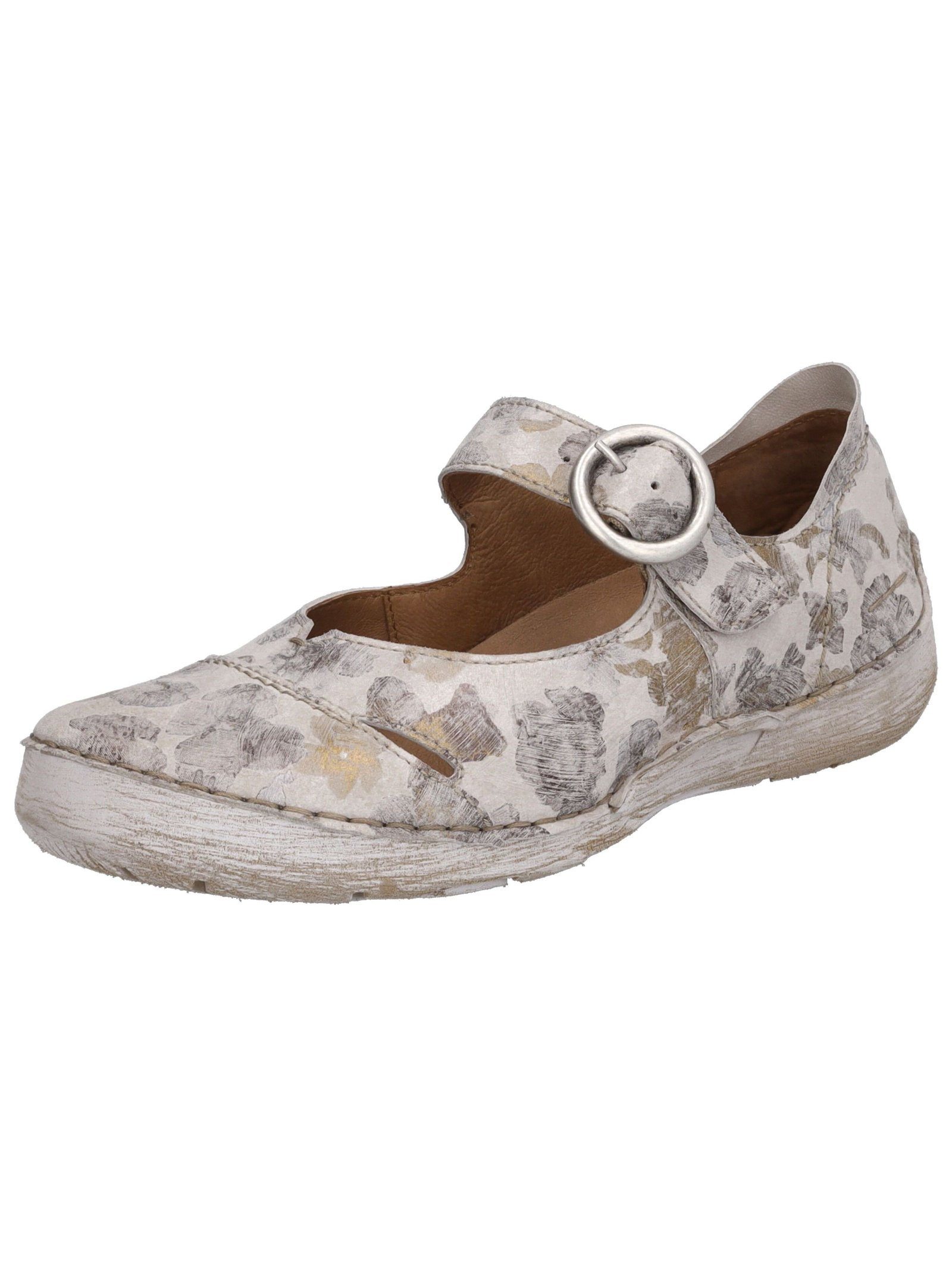 Ballerinas Leder Riemchenballerina