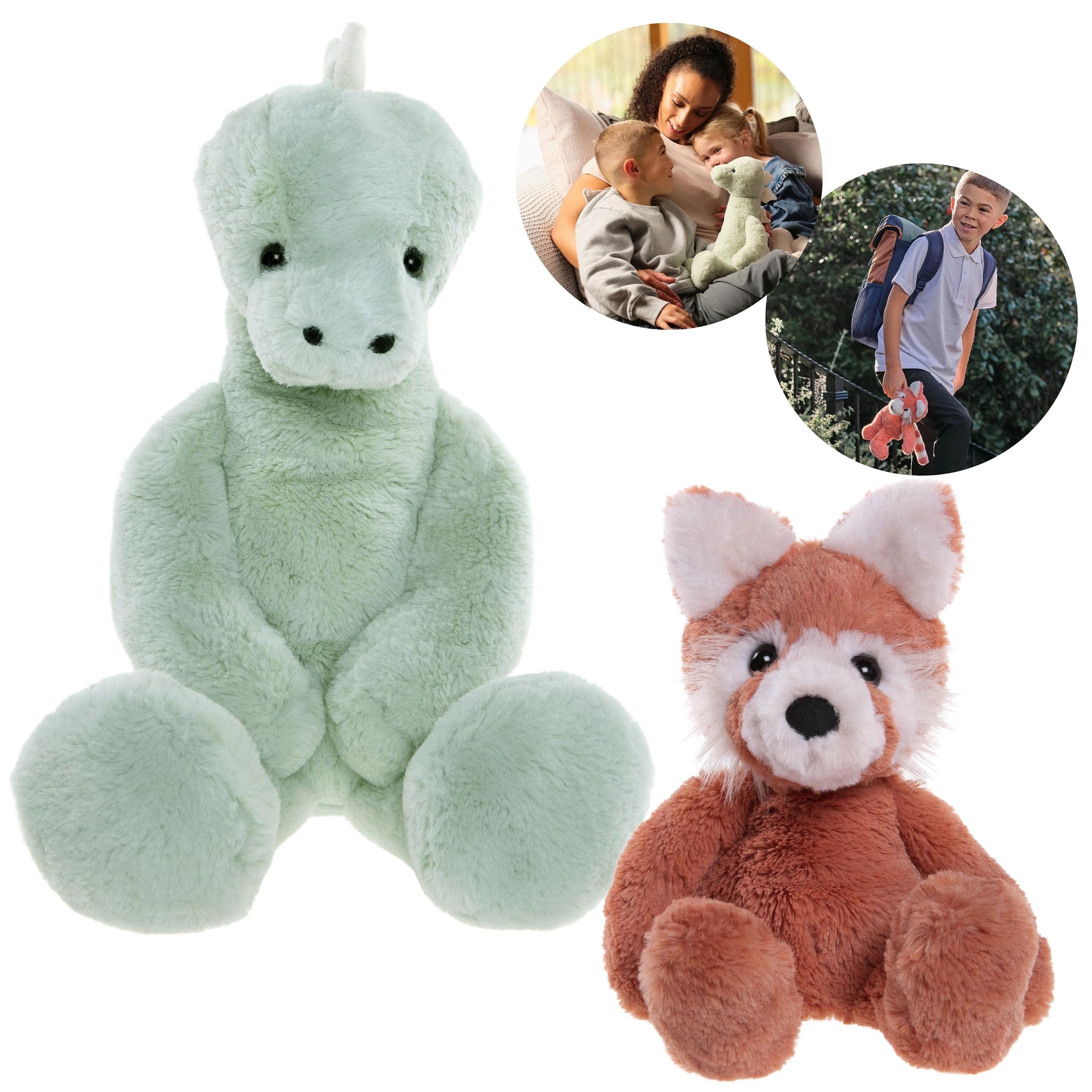 Kuscheltier Charlie Bears,2 Kuscheltiere Bear&Me:Panda Ronnie,Stegosaurus Stevie