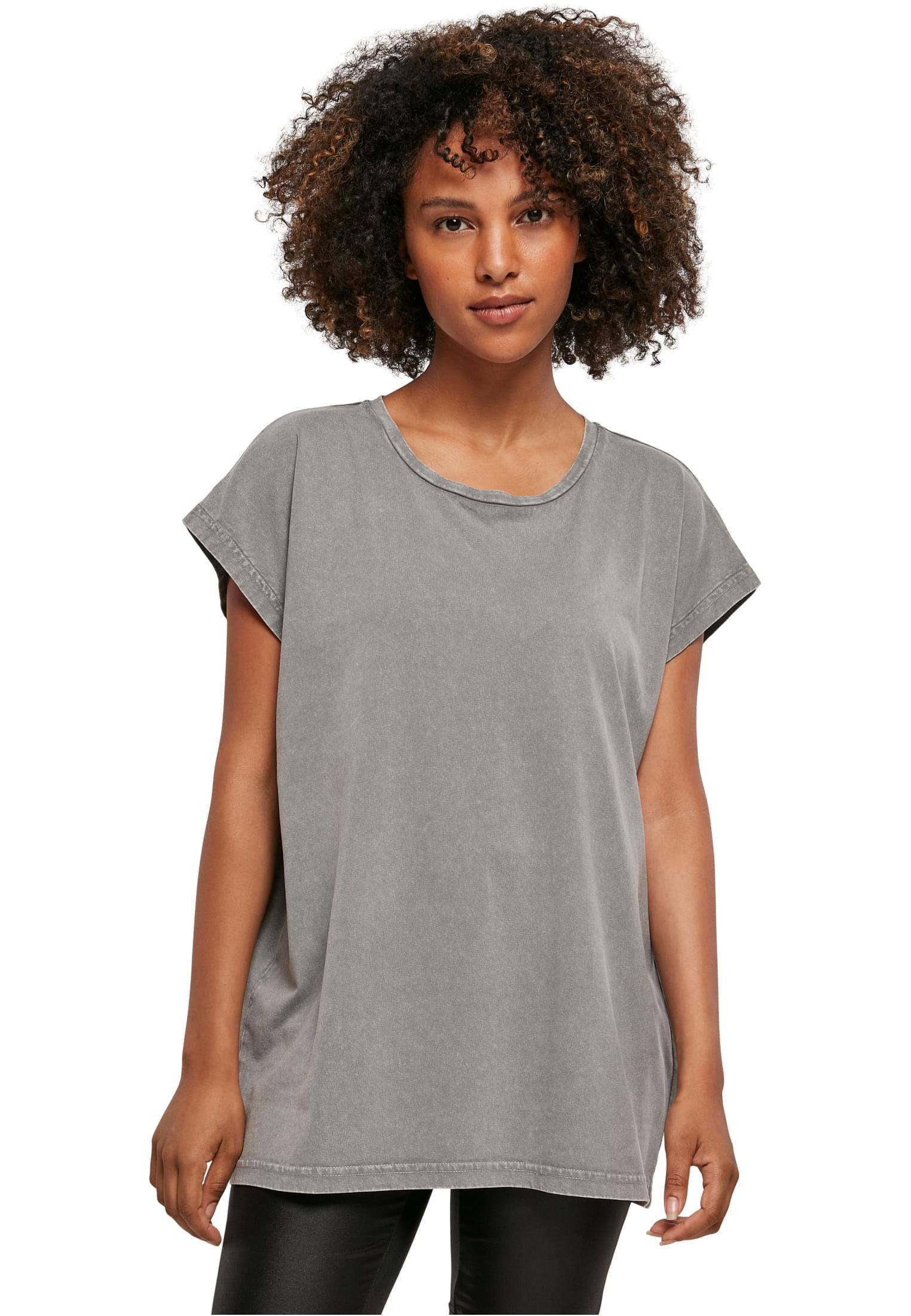 urbandreamz T-Shirt Damen Kurzarm Rundhals mit verlängerter Schulter Acid W günstig online kaufen