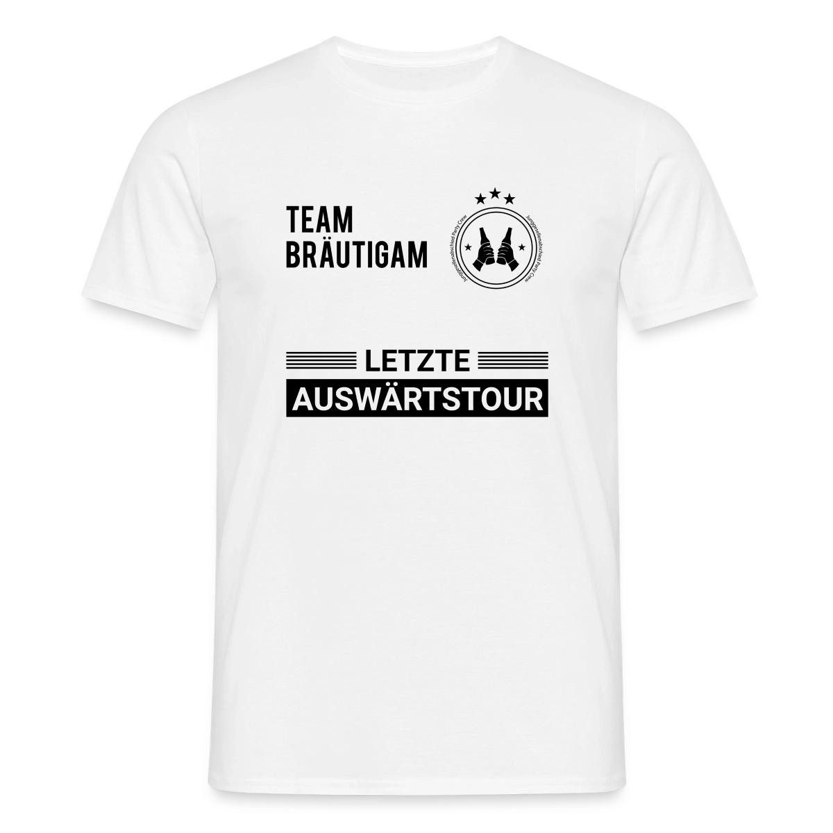 Spreadshirt T-Shirt JGA Männer, Letze Auswärtstour Männer T-Shirt (1-tlg)