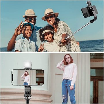 HYTIREBY Selfie-Stick Selfie-Stick, drahtloser Bluetooth-Selfie-Stick Machen Sie Fotos