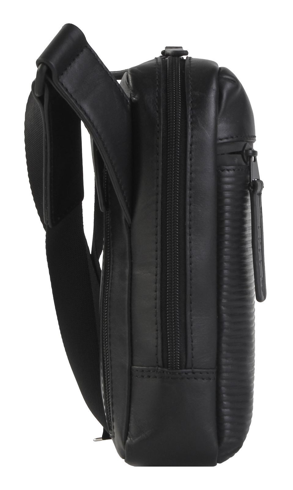 Jost Umhängetasche Zip Shoulder Bag, aus echtem Rindsleder