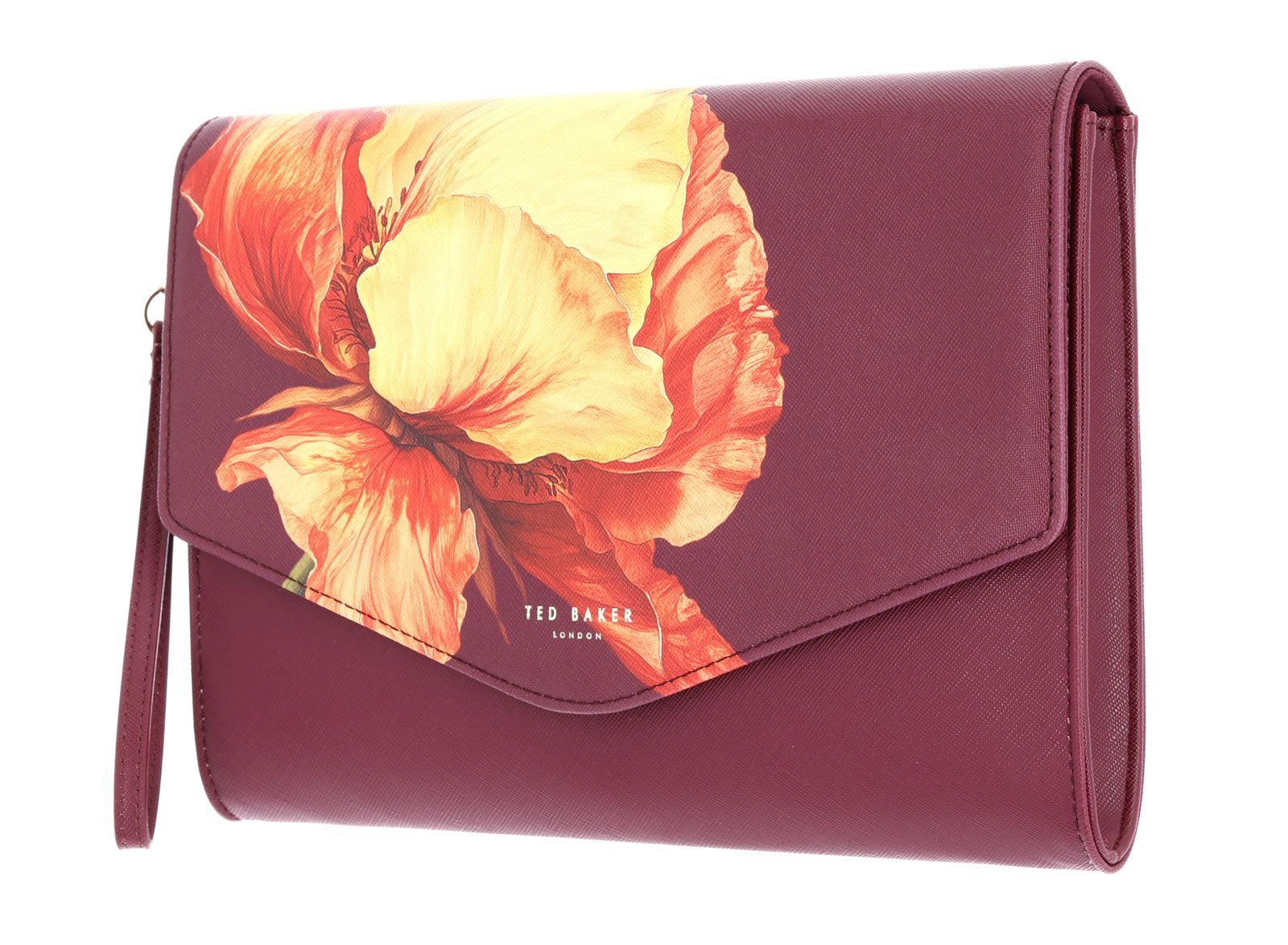 Ted Baker Clutch Printed Flower Icon Envelope Pouch