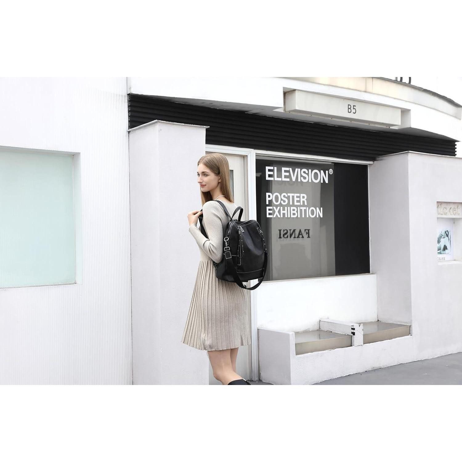 LuxusKollektion Cityrucksack Rucksack Damen Antidiebstahl Cityrucksack Einh günstig online kaufen