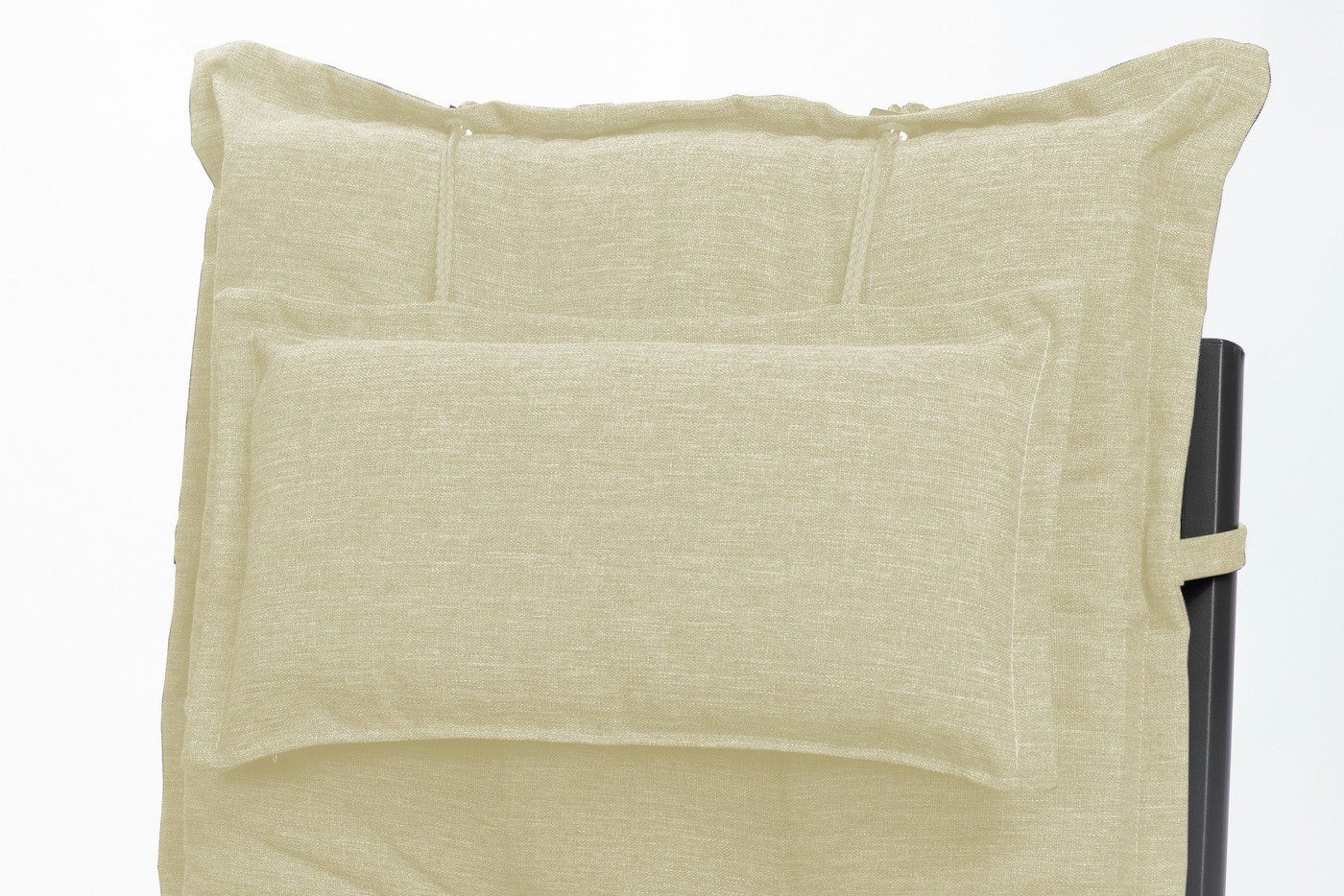 sunnypillow Hochlehnerauflage Gartenstuhlauflagen mit abnehmbarem Kopfpolster 120x50x9 cm, (2 St), Auflage Polsterauflagen UV-Lichtecht – Bild 4 von 5