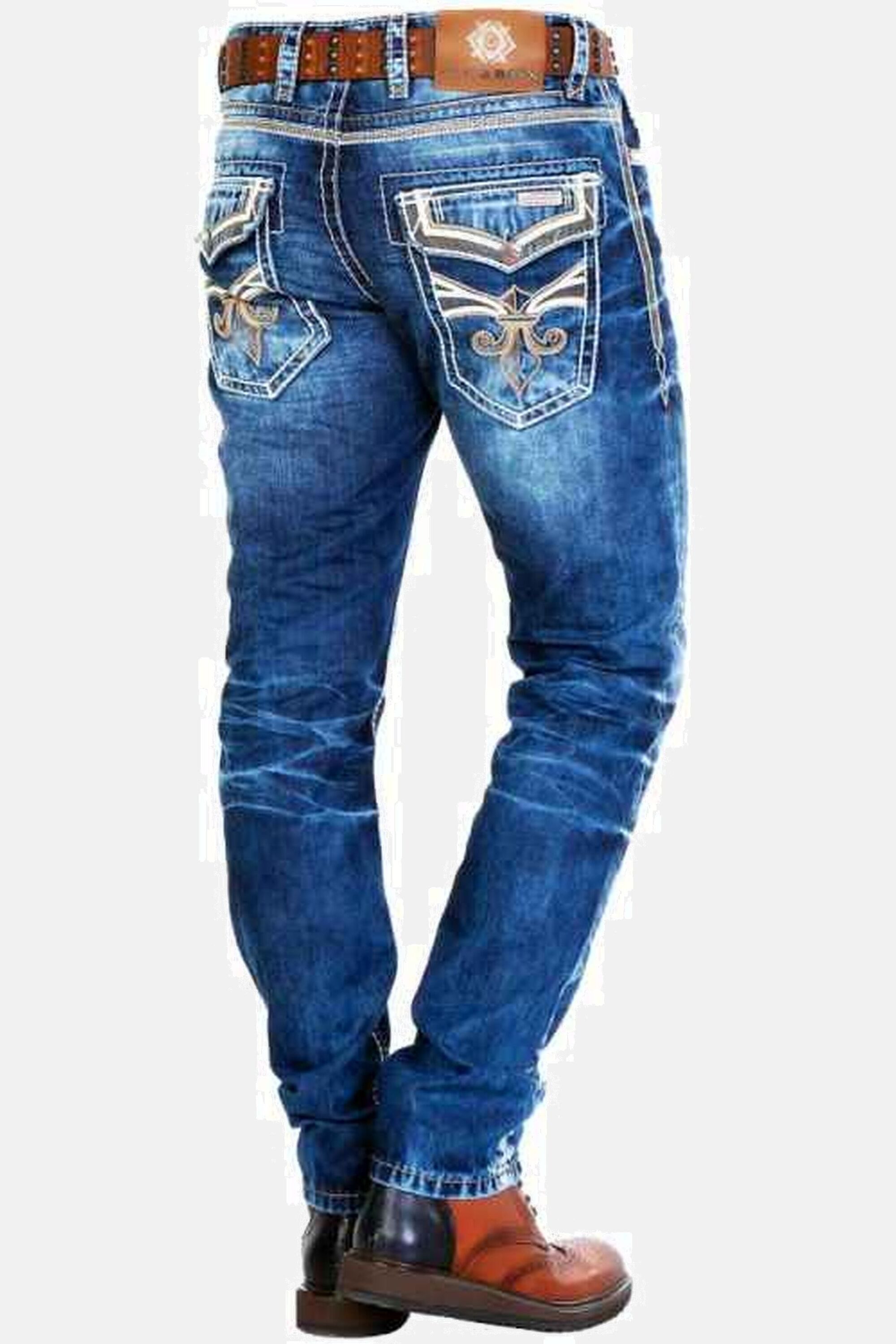 Cipo & Baxx Regular-fit-Jeans Jeans in Straight Fit, CD-287 günstig online kaufen
