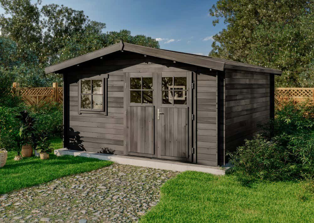 Alpholz Gartenhaus Holz Valeria-28, BxT: 428x427 günstig online kaufen