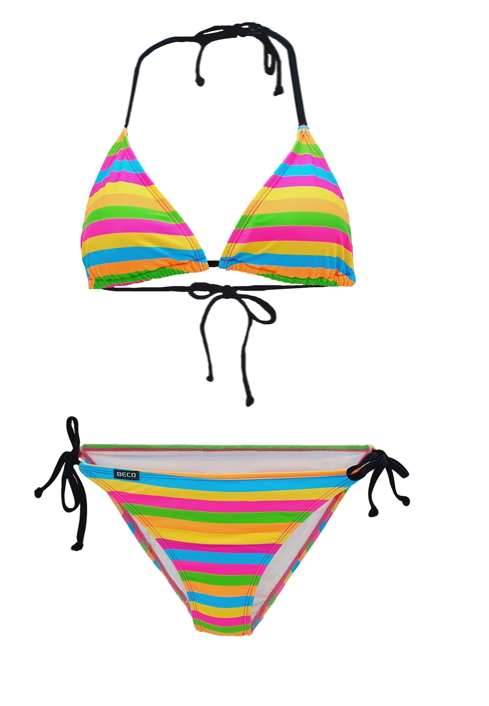 Beco Beermann Balconette-Bikini POP COLOUR mit Bindebändern