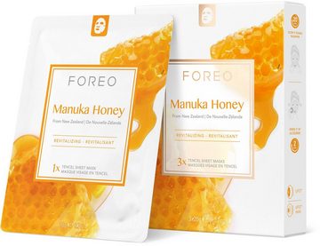 FOREO Gesichtsmaske Farm To Face Collection Sheet Masks Manuka Honey, 3-tlg.