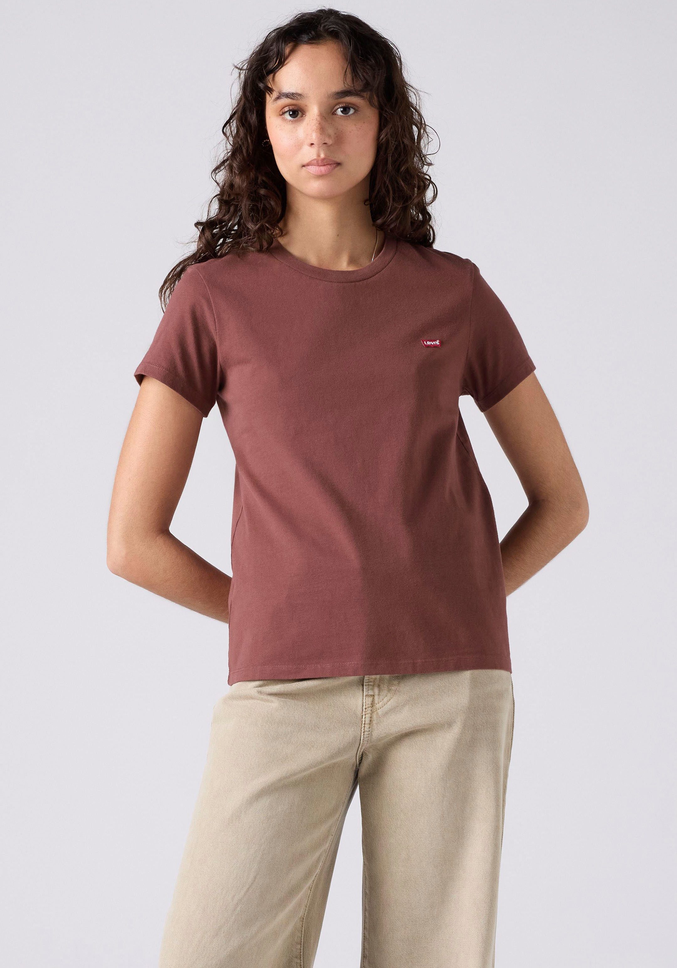 Levi's® T-Shirt TEE Minilogo mit kleiner Logostickerei