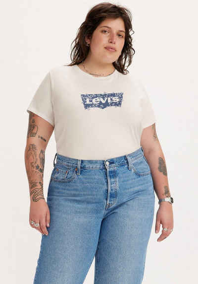 Levi's® Plus Rundhalsshirt PL PERFECT TEE WHITES