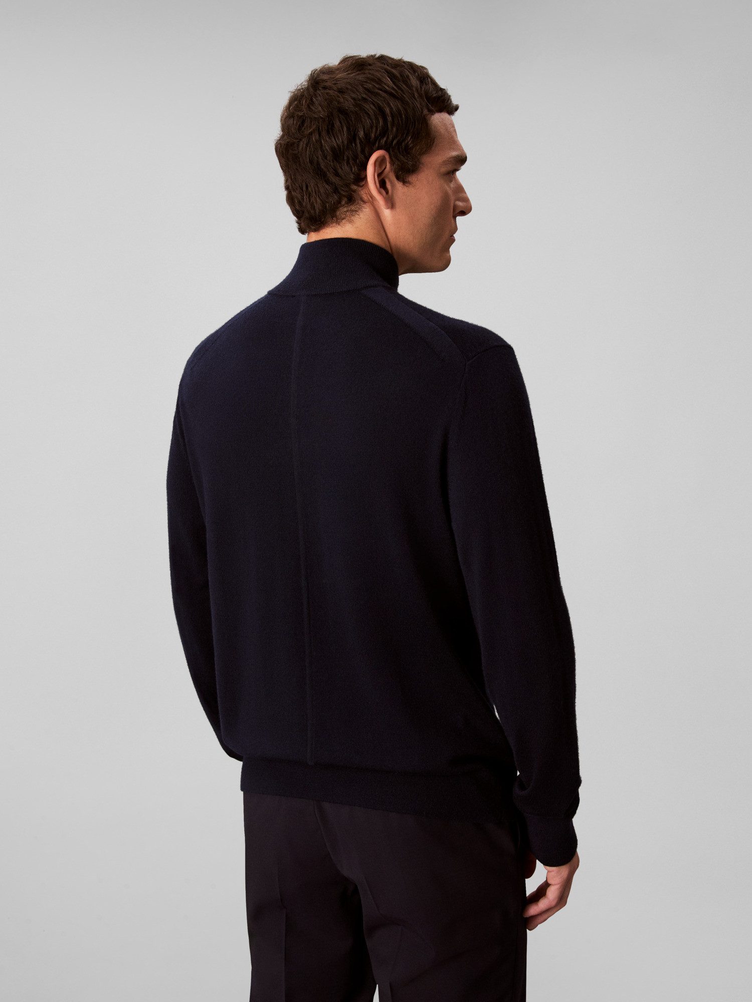 Calvin Klein Stehkragenpullover LS 100% MERINO QZ 14GG Mit Rundhalsausschnitt, regular fit
