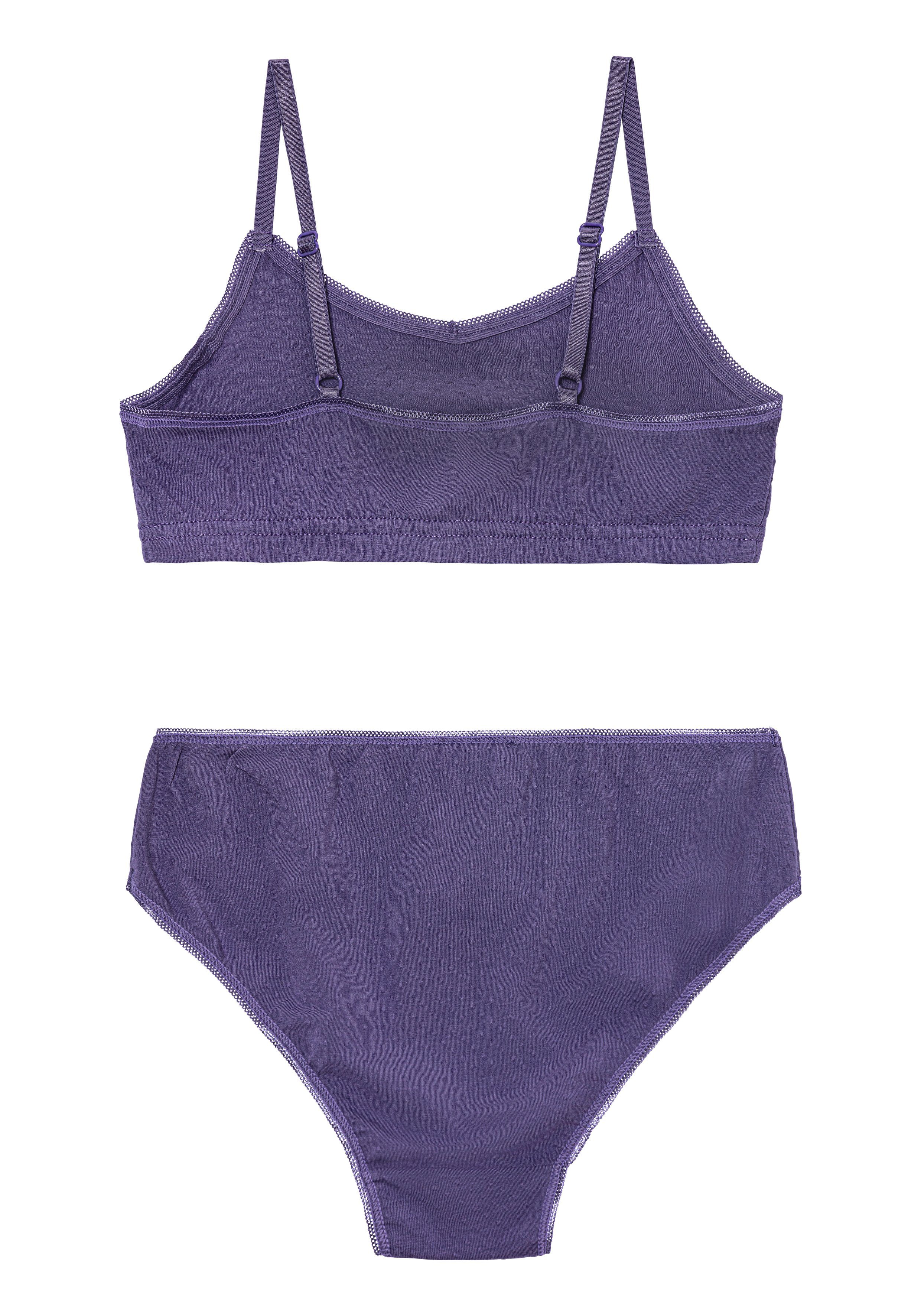 Buffalo Set: Bustier (Set, 4-tlg., mit Slip) mit schöner Spitzenkante