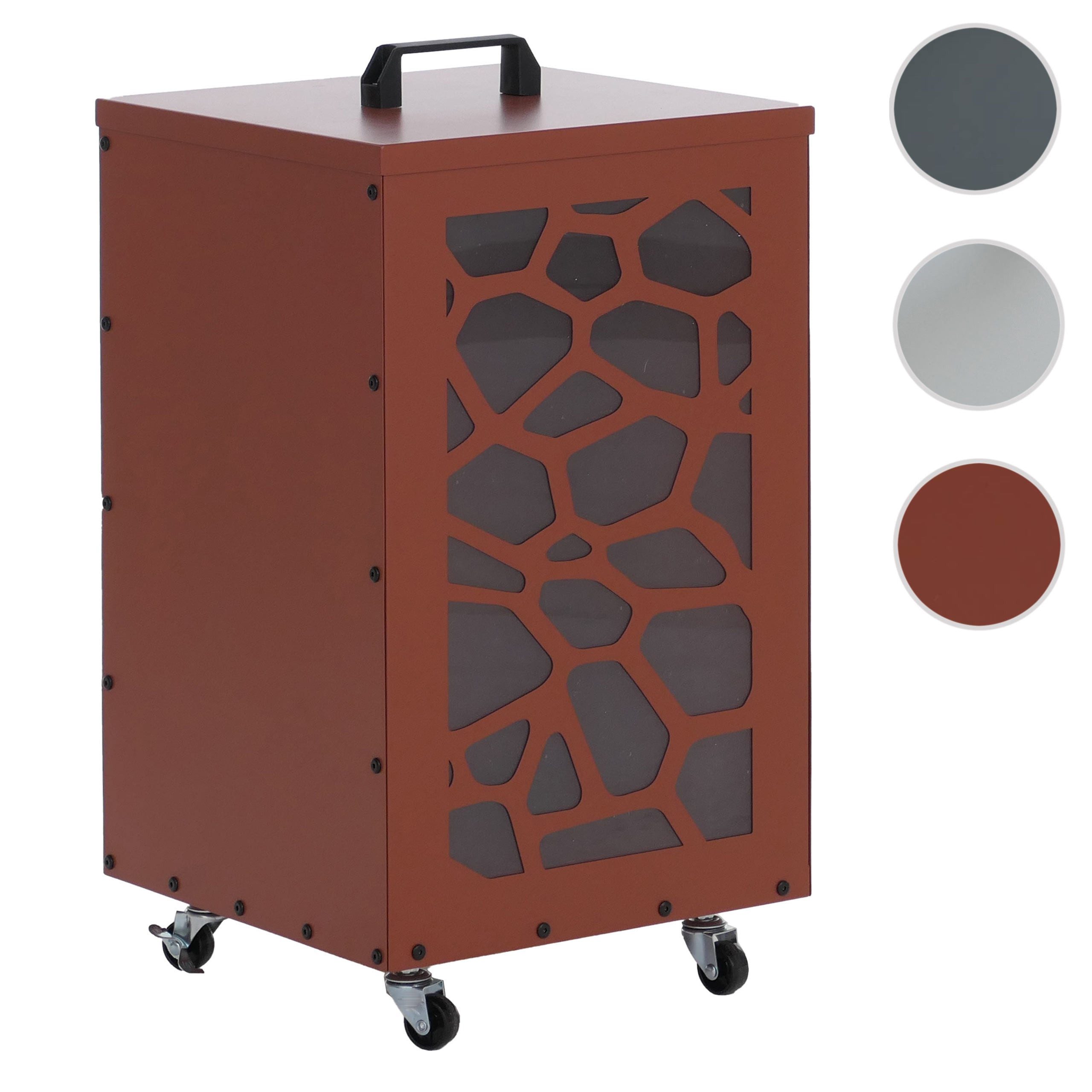 MCW Kaminholzkorb MCW-Q30-W, Mit vier Rollen