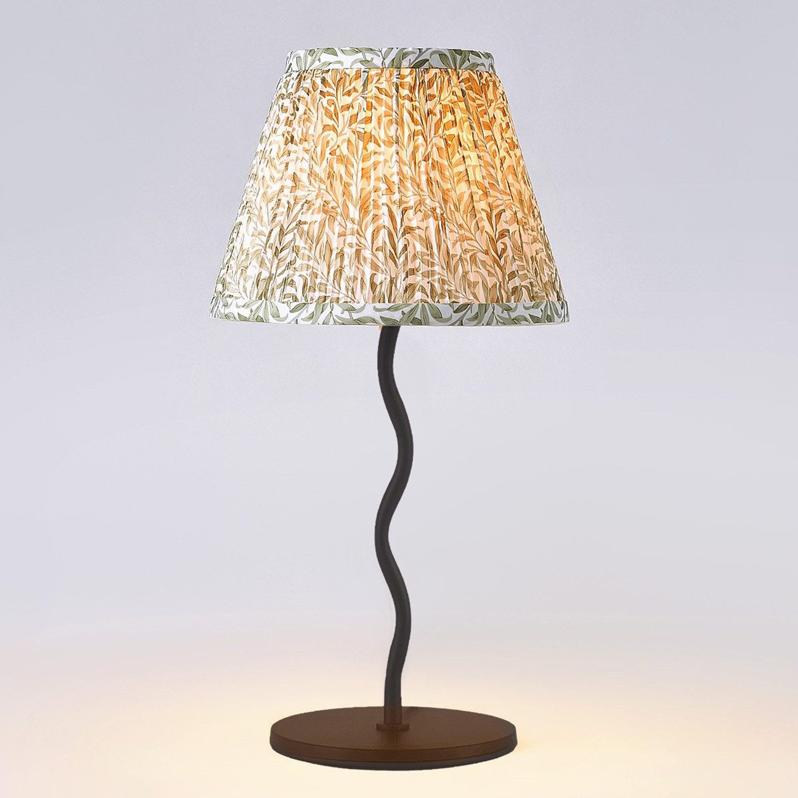 STANBOW Tischleuchte Nachttischlampe S-förmige Tischlampe aus Eisen, schwarz, Modern, Natur, ohne Leuchtmittel, E14, Max. 40W, Ein-/Ausschalter, Kippschalter