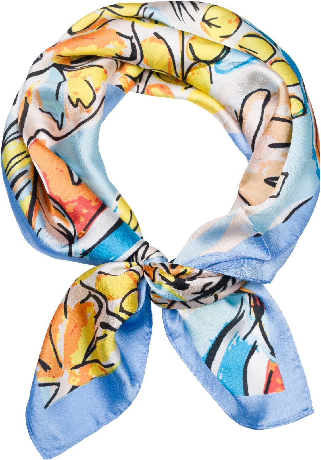 styleBREAKER Modetuch Halstuch Palmen Muster Popart Style, (1-St) günstig online kaufen