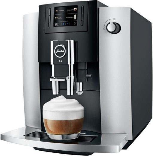 JURA Kaffeevollautomat E6 Platin, silberfarben