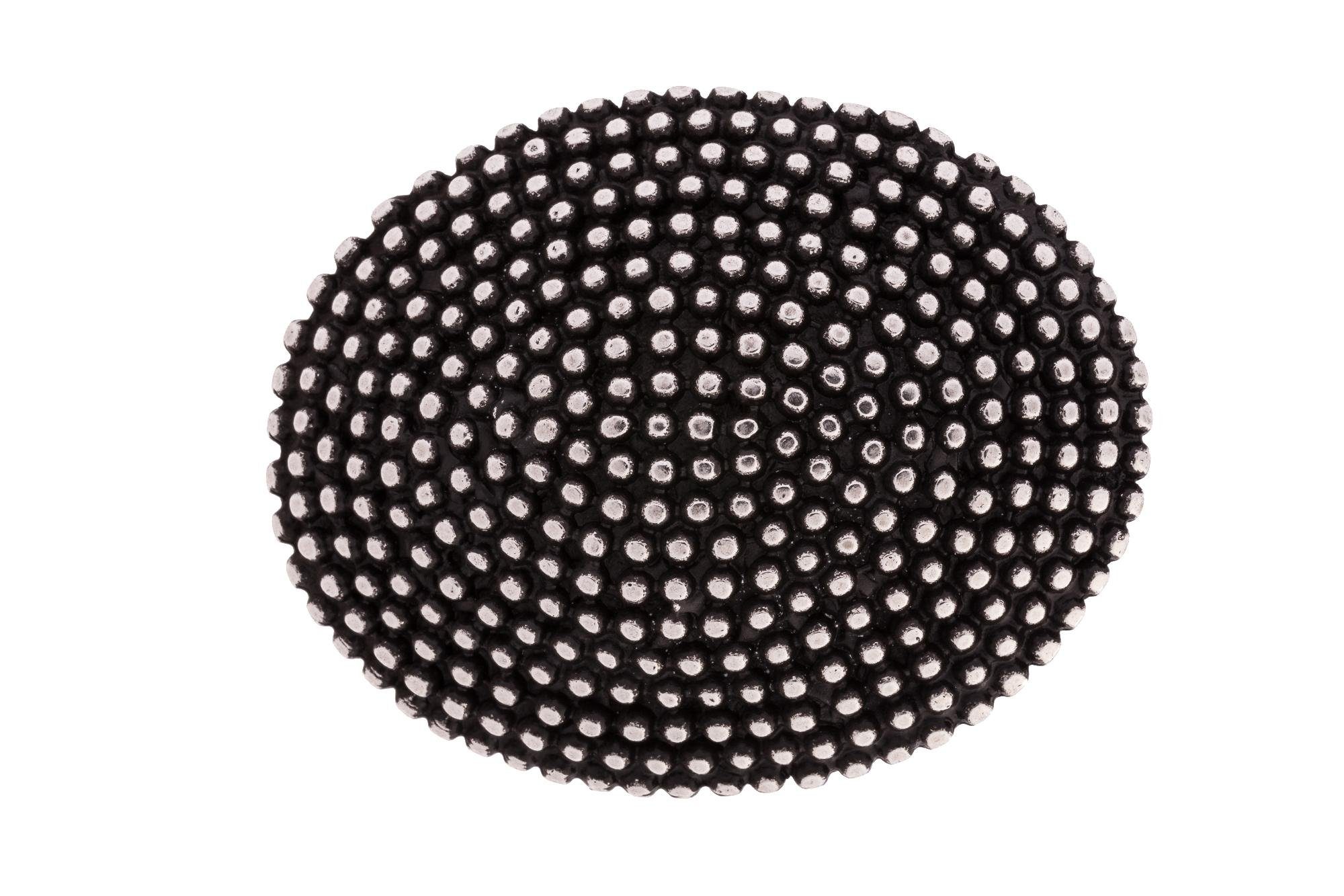 Gürtelschnalle 35mm Metall Schwarz - Buckle Pin - 328307520020