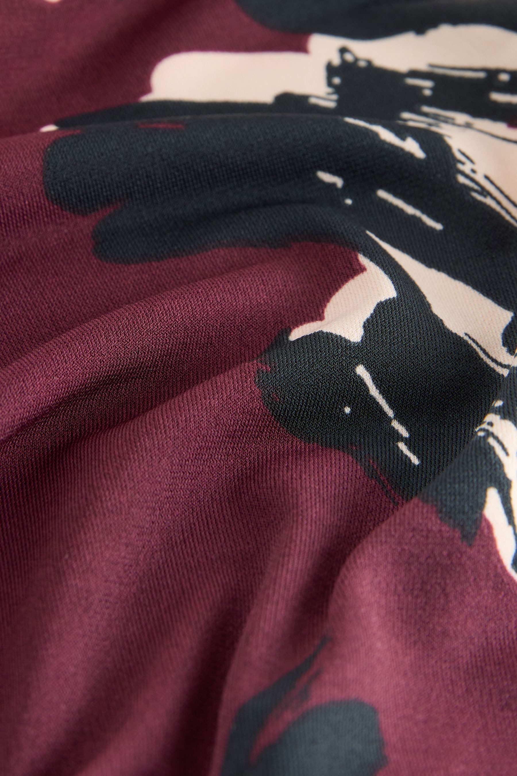 Next Langarmbluse Langärmelige Jerseybluse mit V-Ausschnitt (1-tlg) günstig online kaufen