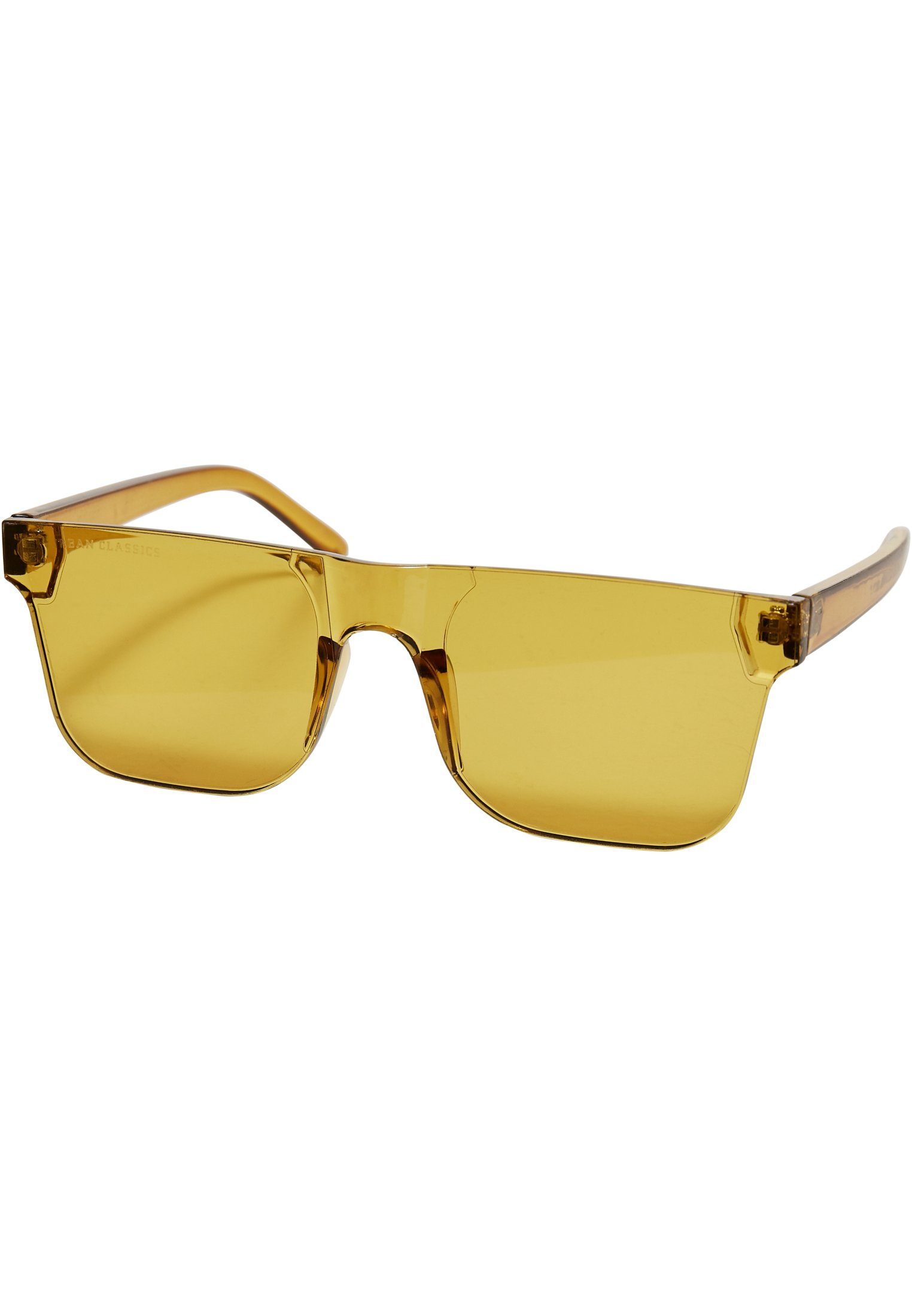 URBAN CLASSICS Sonnenbrille Unisex Sunglasses mustard Honolulu Case With