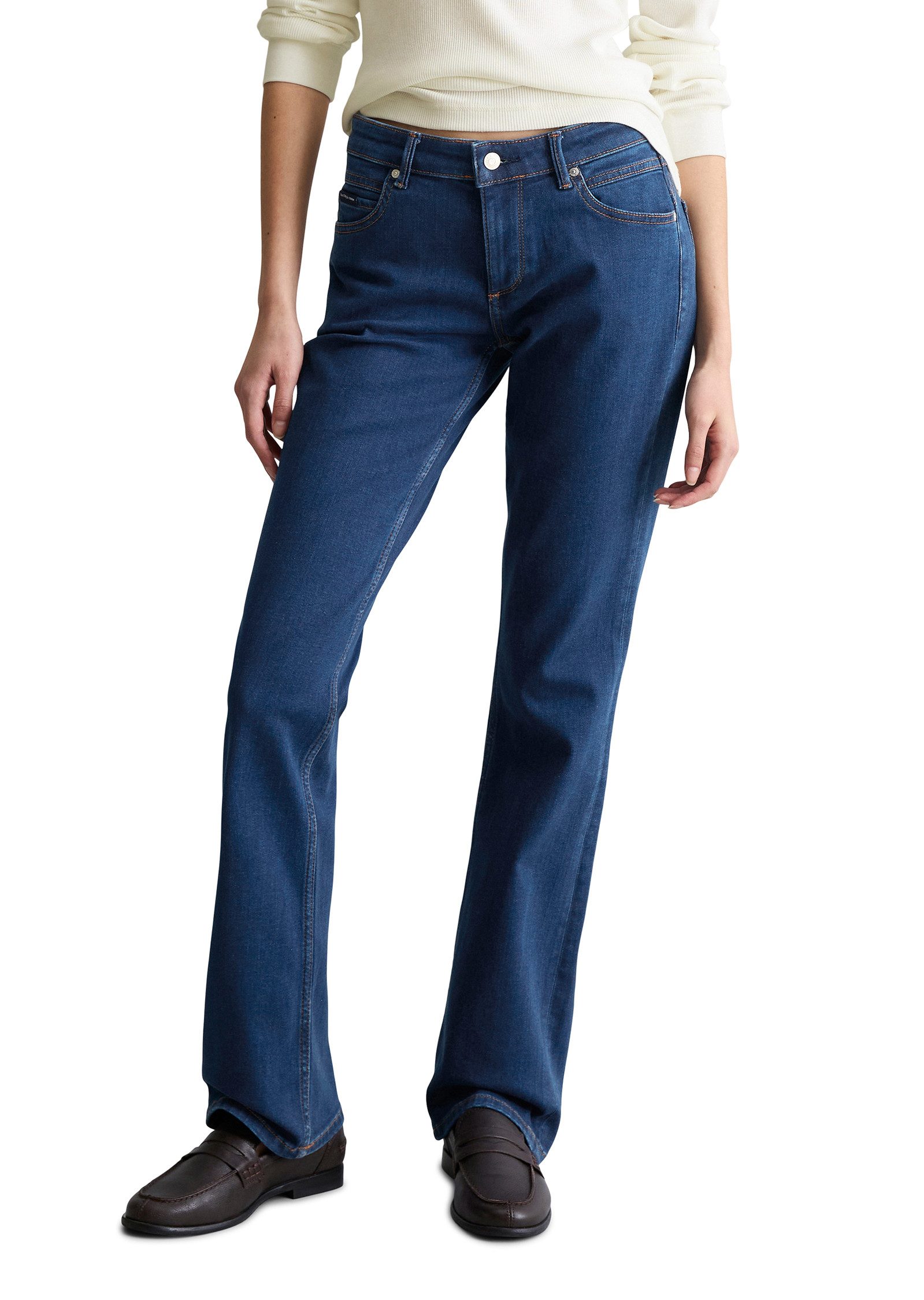 Marc O'Polo DENIM Bootcut-Jeans aus Organic Cotton-Mix-Stretch